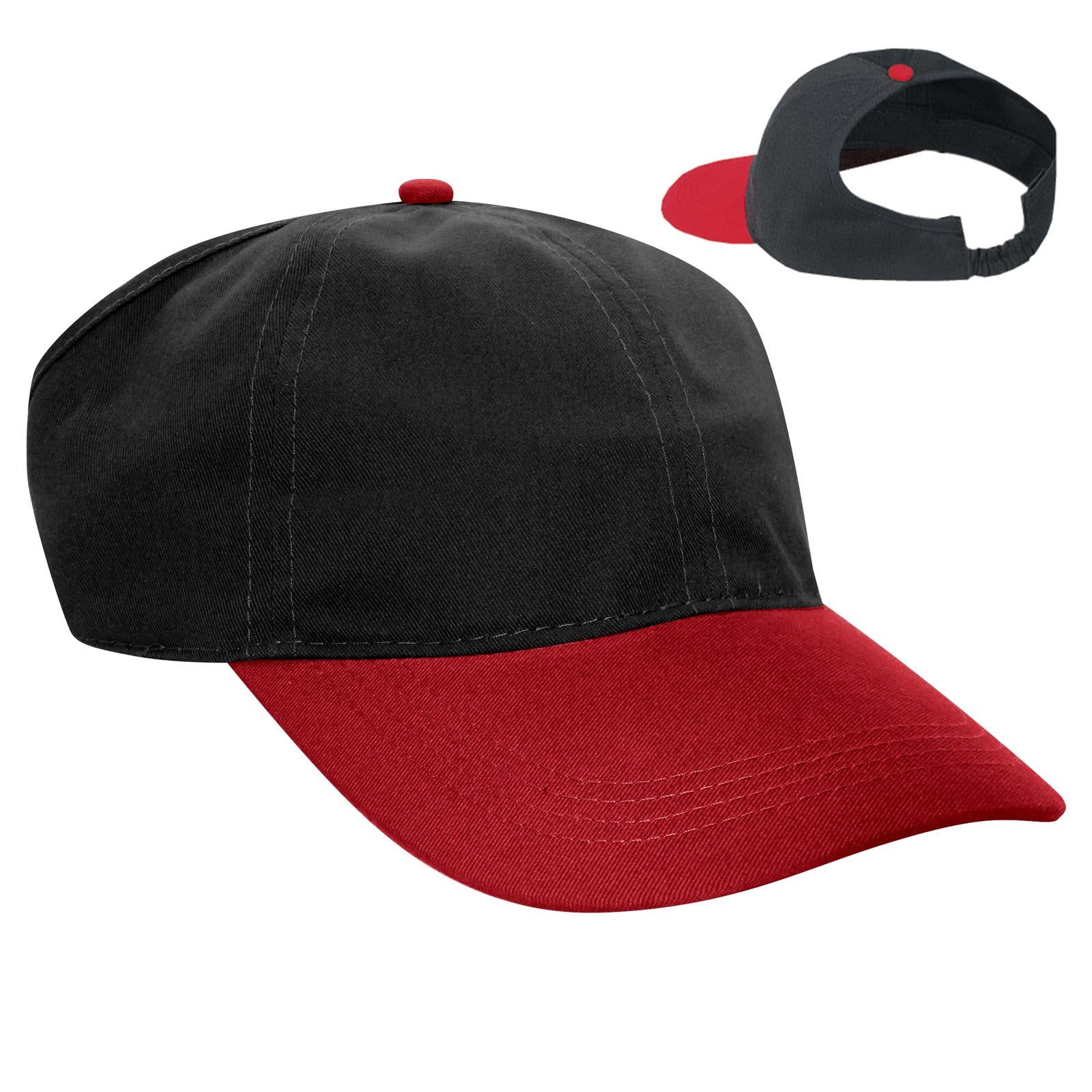 Custom Embroidered or DTF Printed - OTTO CAP® 4 Panel Ponytail Cap