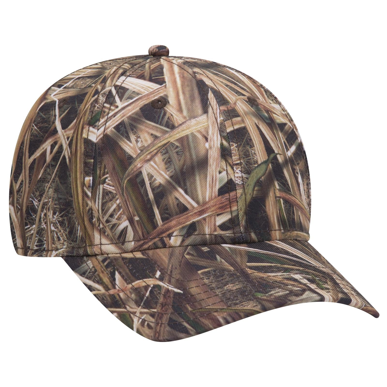 Custom Embroidered or DTF Printed - OTTO CAP® Mossy Oak Camouflage 6 Panel Low Profile Baseball Cap
