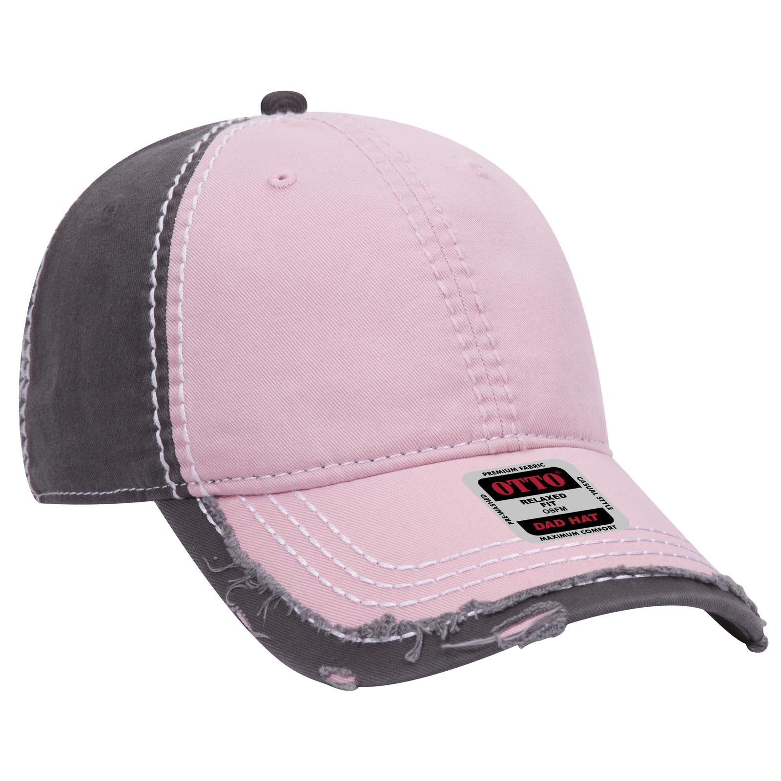 Custom Embroidered or DTF Printed - OTTO CAP® 6 Panel Low Profile Dad Hat