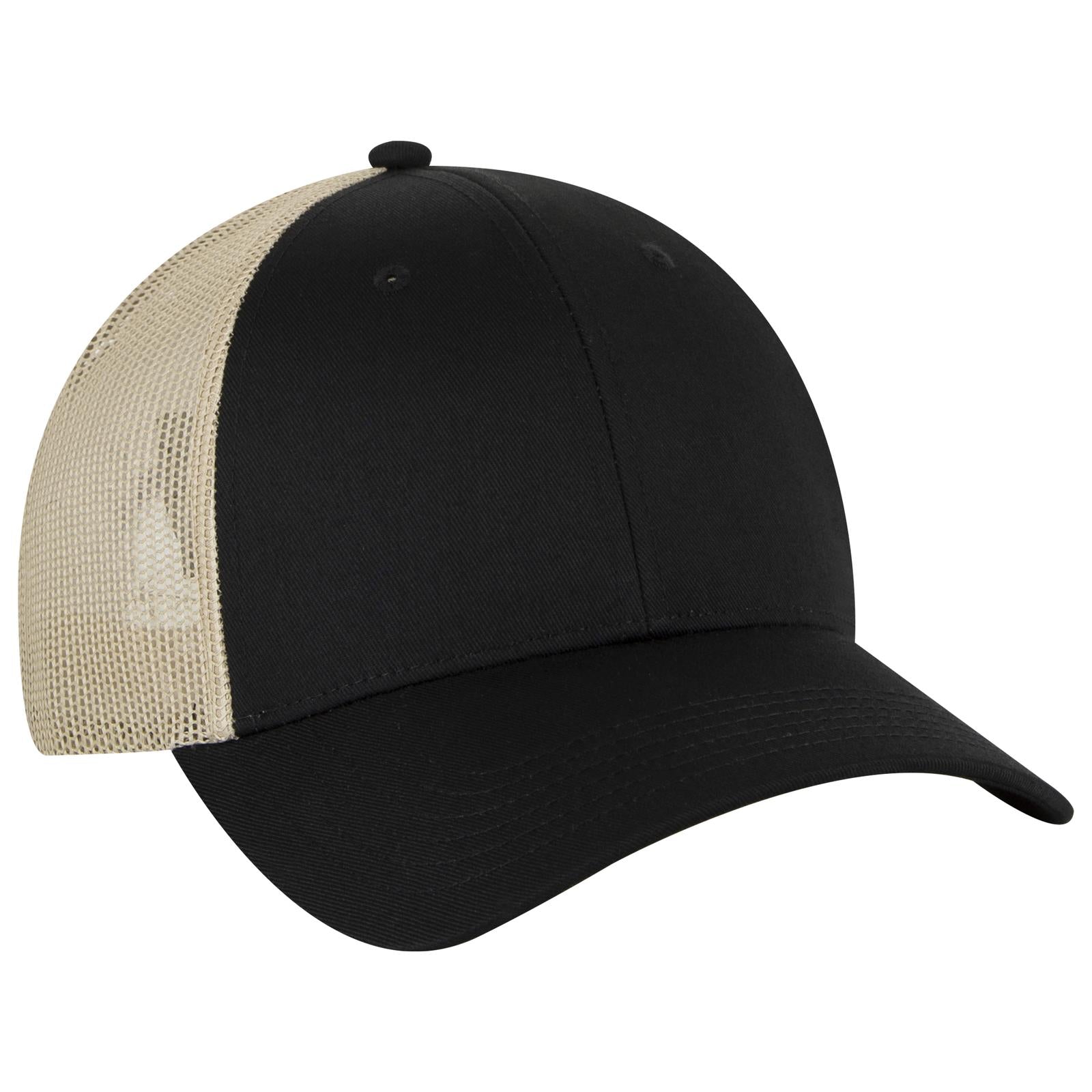 Custom Embroidered or DTF Printed - OTTO CAP® 6 Panel Low Profile Mesh Back Trucker Hat