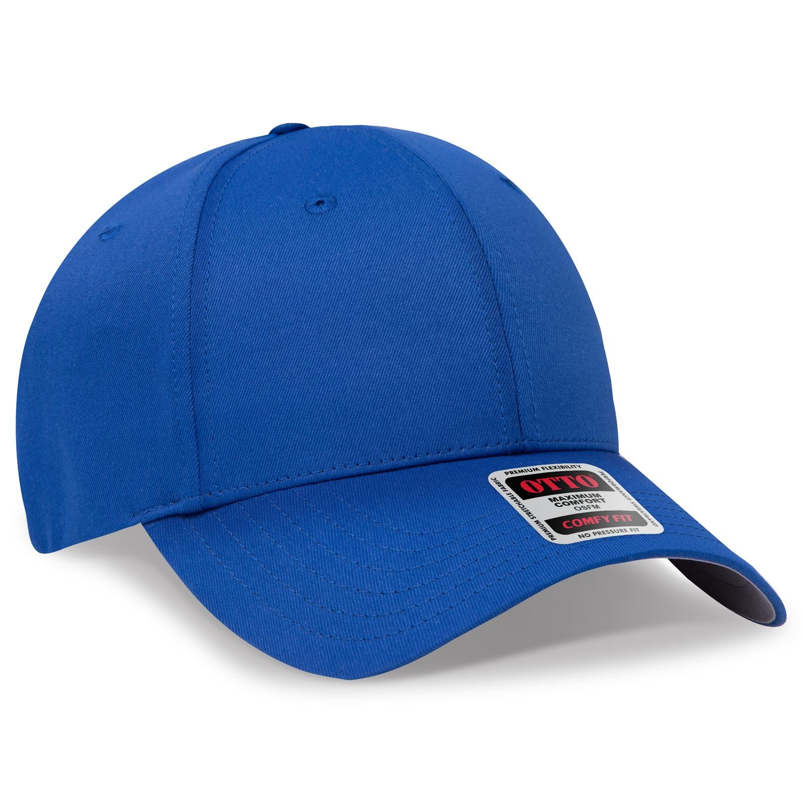 Custom Embroidered or DTF Printed - OTTO CAP® OTTO COMFY FIT® 6 Panel Low Profile Baseball Cap