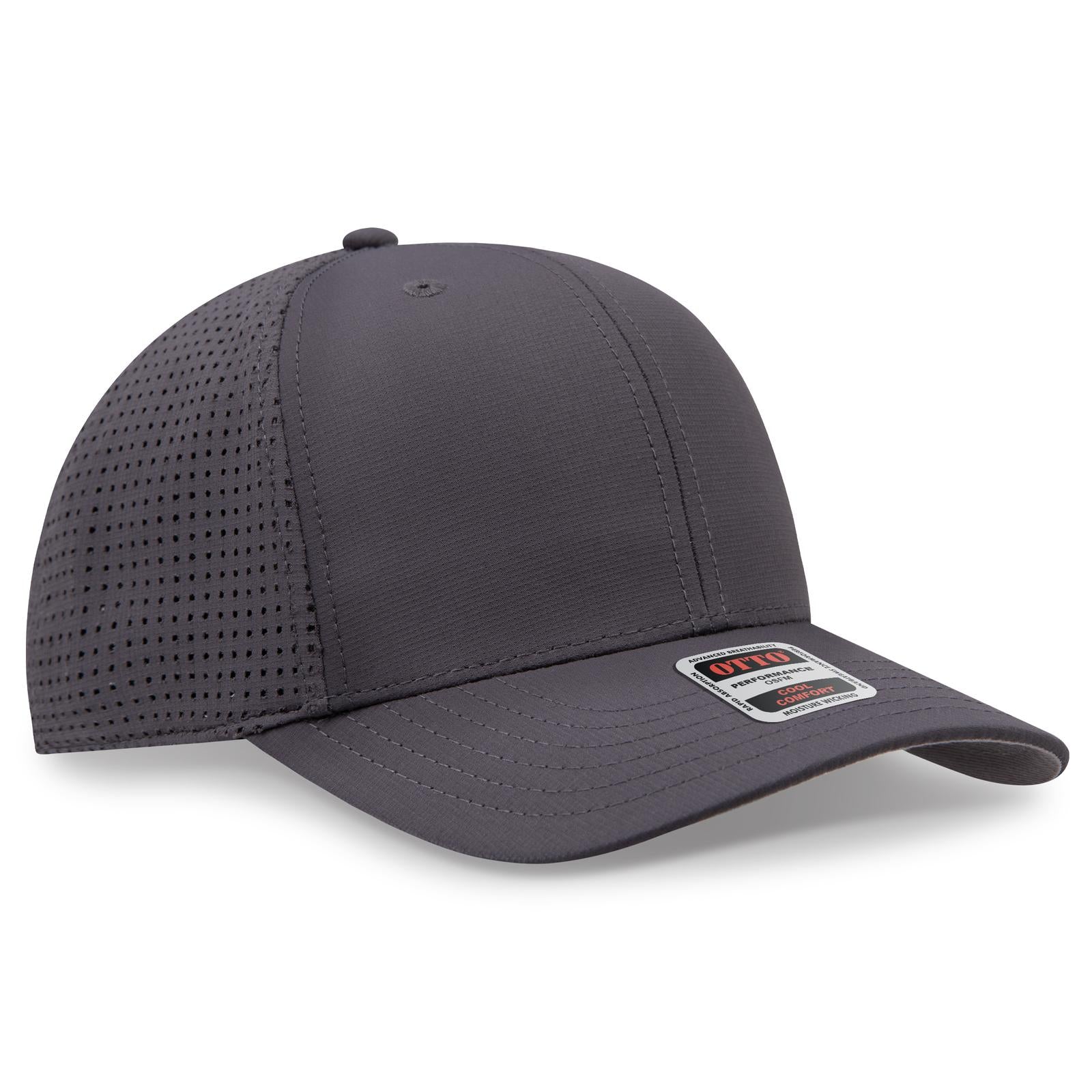 Custom Embroidered or DTF Printed - OTTO CAP® 6 Panel Mid Profile Baseball Cap