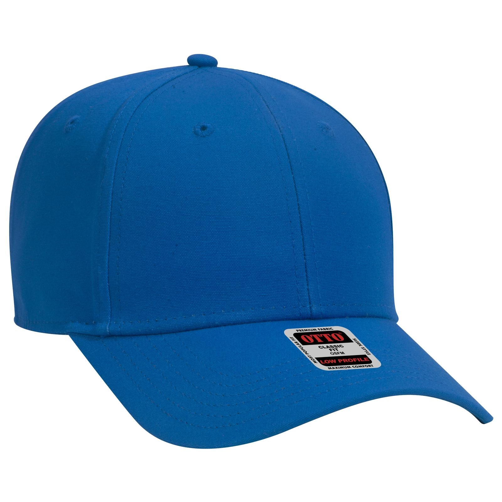 Custom Embroidered or DTF Printed - OTTO CAP® 6 Panel Low Profile Baseball Cap