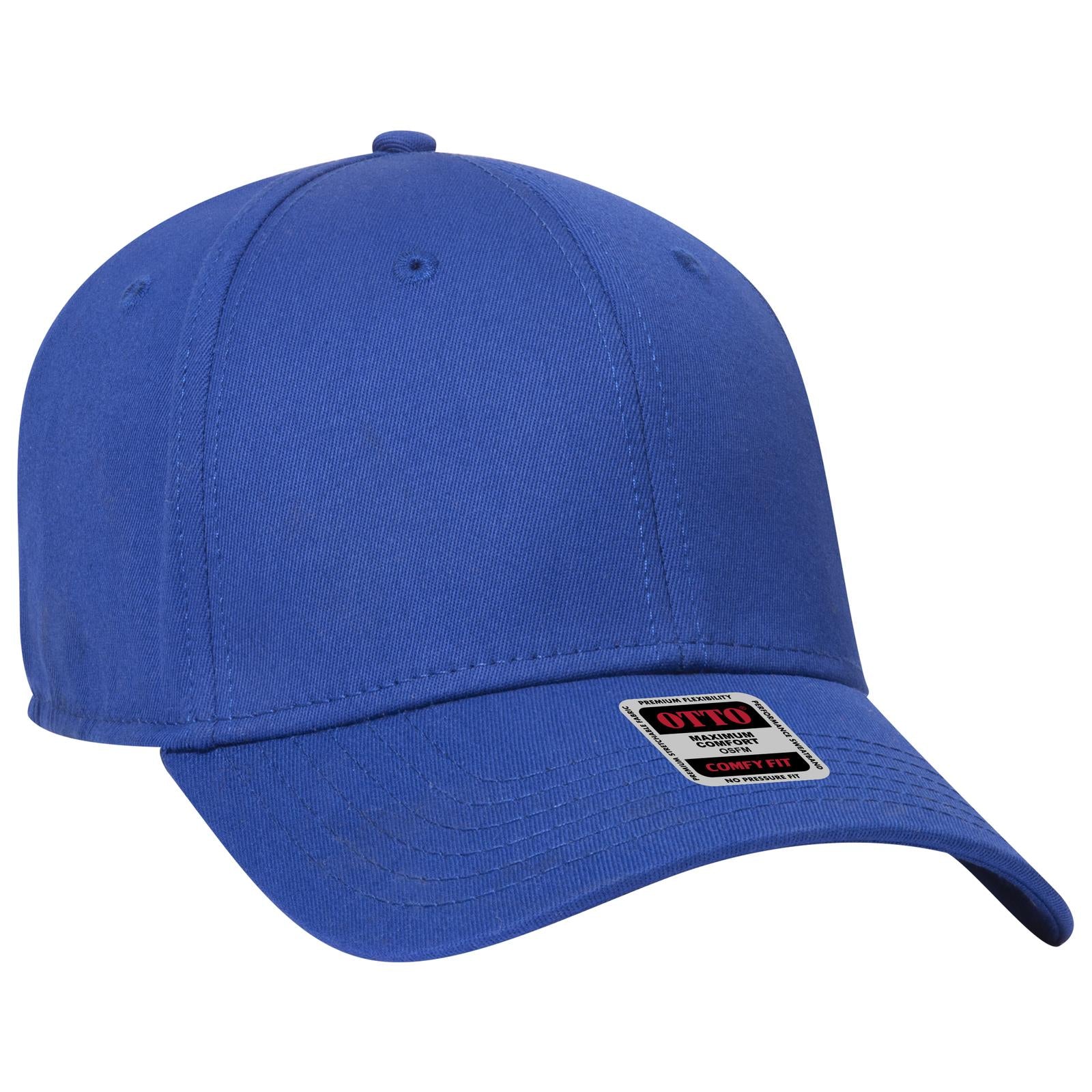Custom Embroidered or DTF Printed - OTTO CAP® OTTO COMFY FIT® 6 Panel Low Profile Baseball Cap