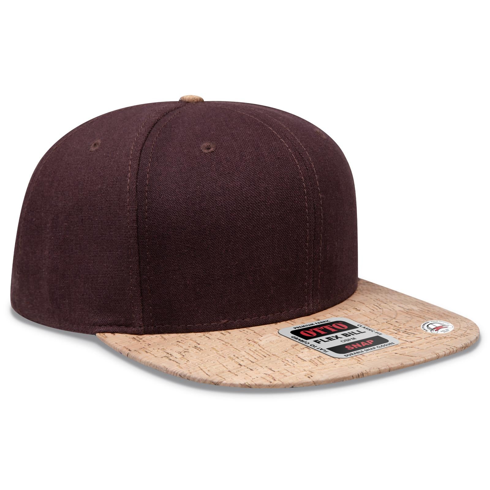Custom Embroidered or DTF Printed - OTTO CAP® OTTO SNAP 6 Panel Pro Style Snapback Hat