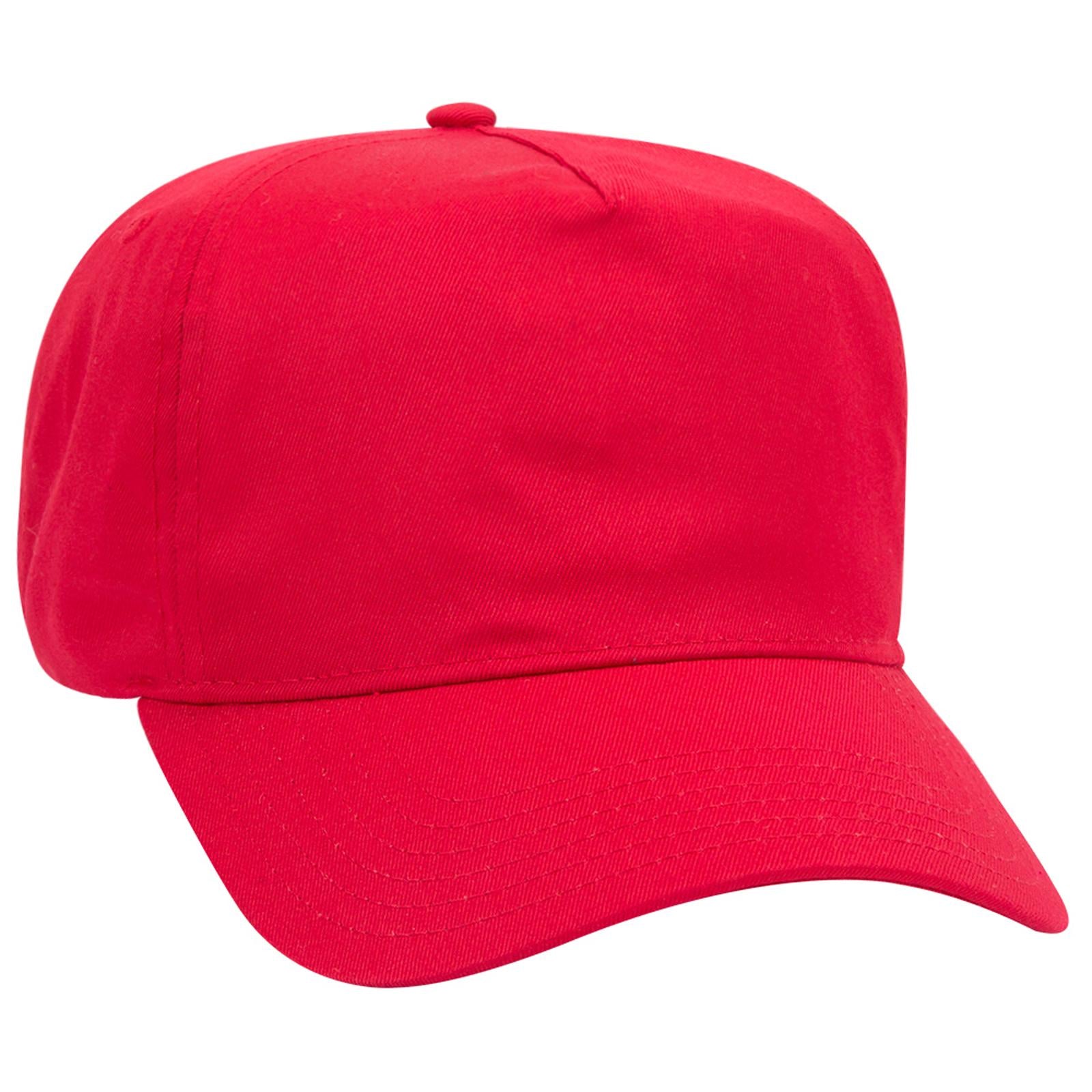 Custom Embroidered or DTF Printed - OTTO CAP® 5 Panel Mid Profile Baseball Cap