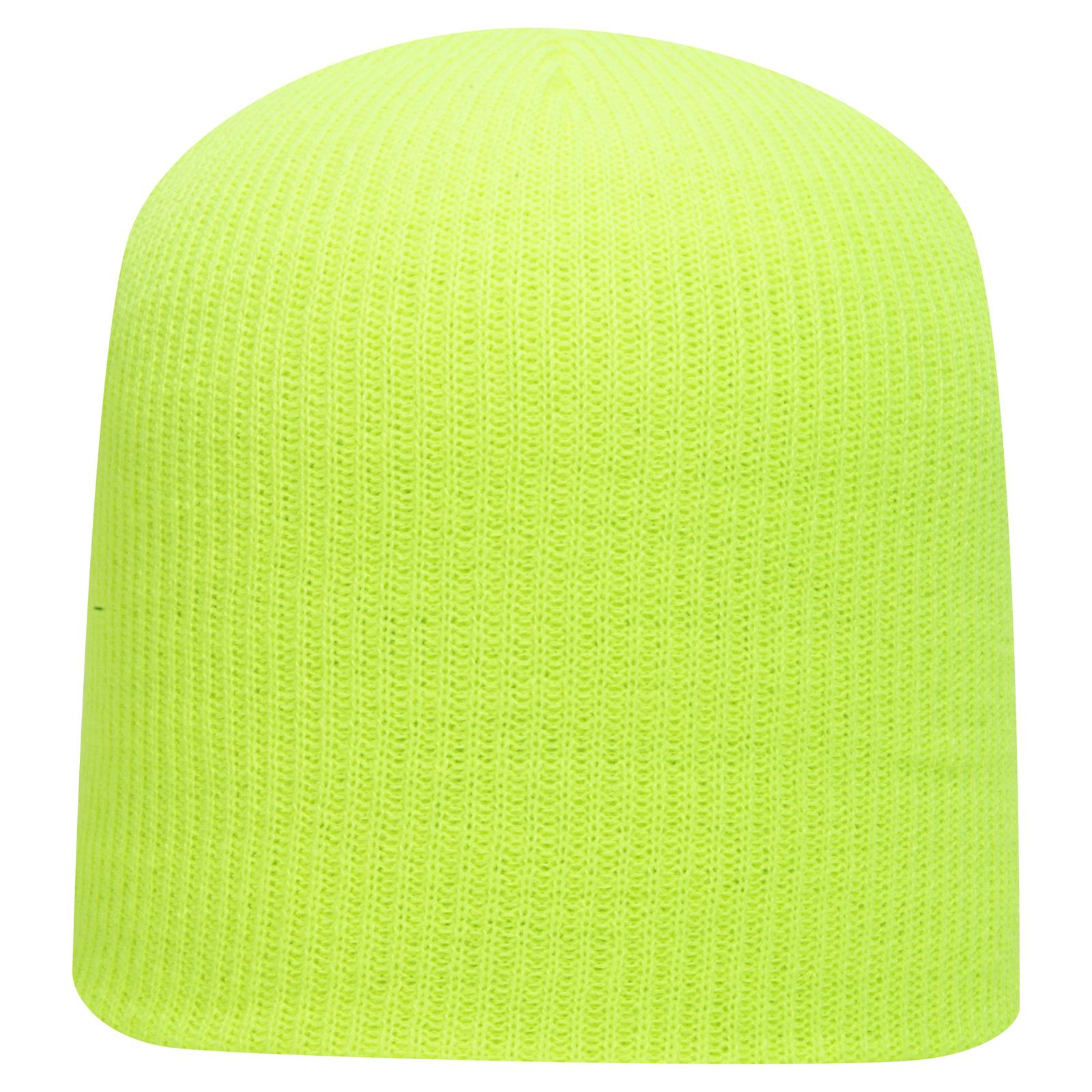 Custom Embroidered or DTF Printed - OTTO CAP® 9 1/2" Premium Rib Knit Beanie