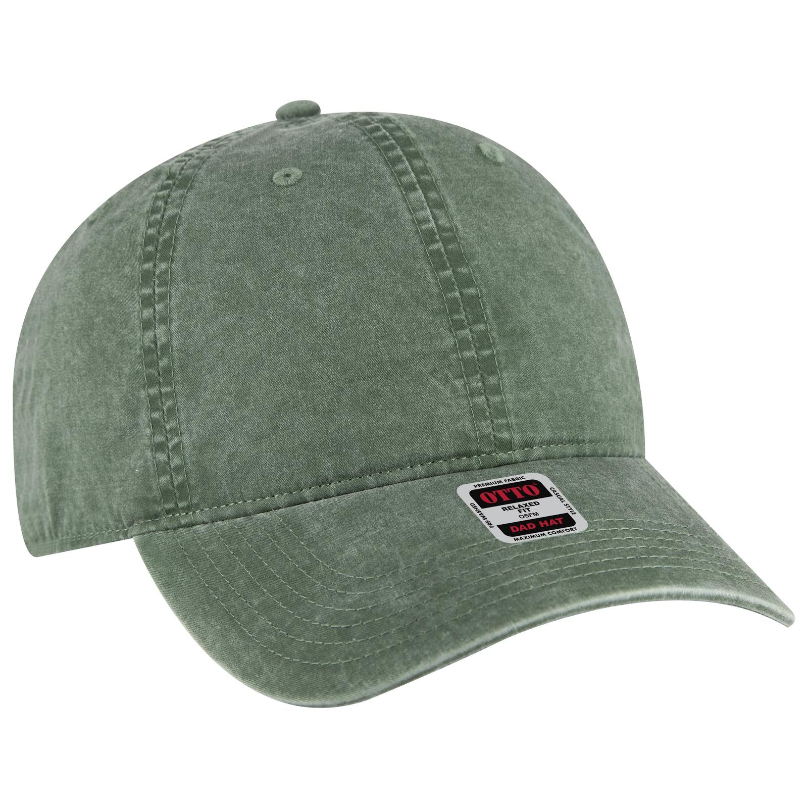 Custom Embroidered or DTF Printed - OTTO CAP® 6 Panel Low Profile Dad Hat
