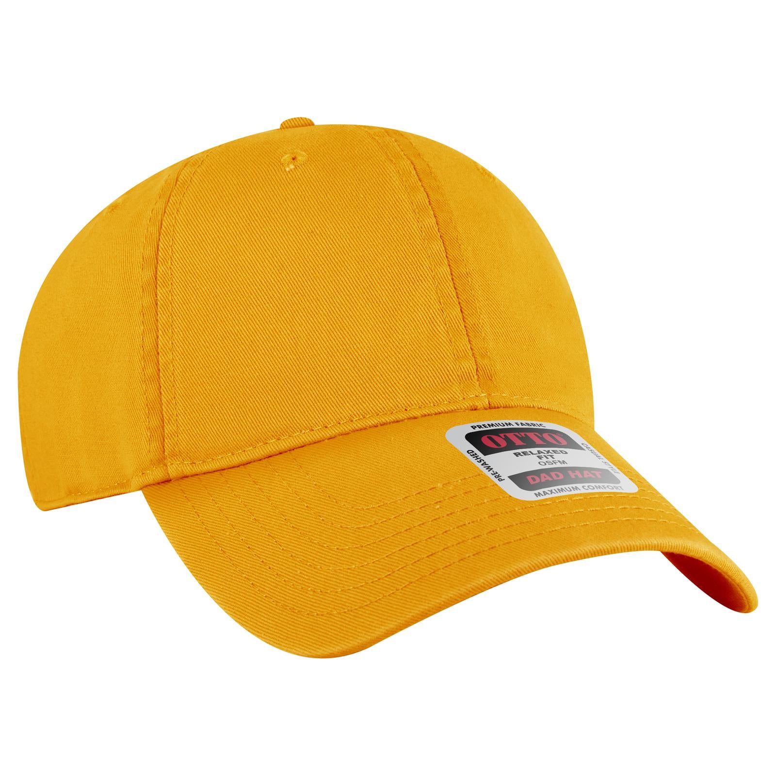 Custom Embroidered - OTTO CAP 6 Panel Low Profile Dad Hat
