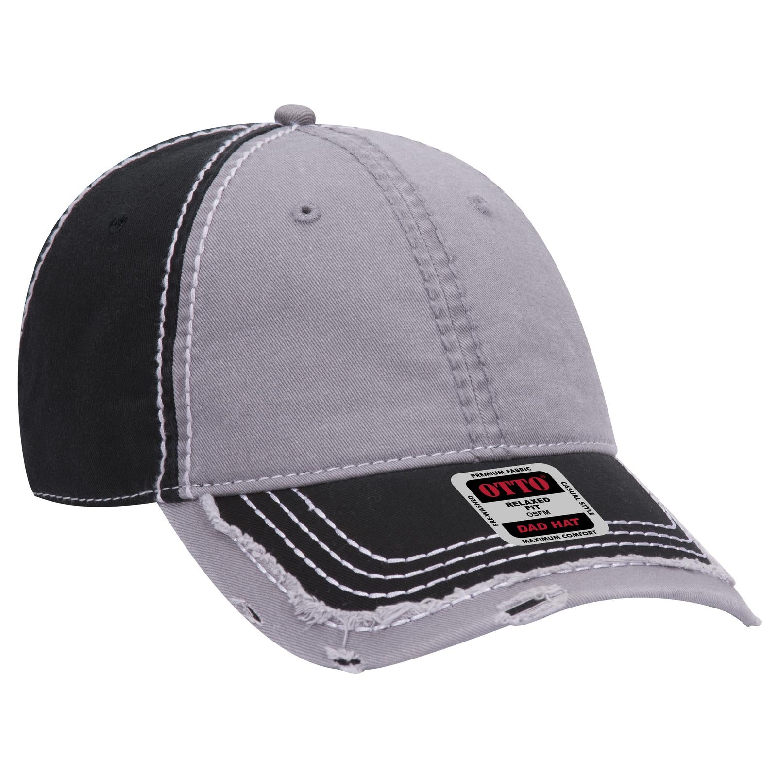 Custom Embroidered or DTF Printed - OTTO CAP® 6 Panel Low Profile Dad Hat