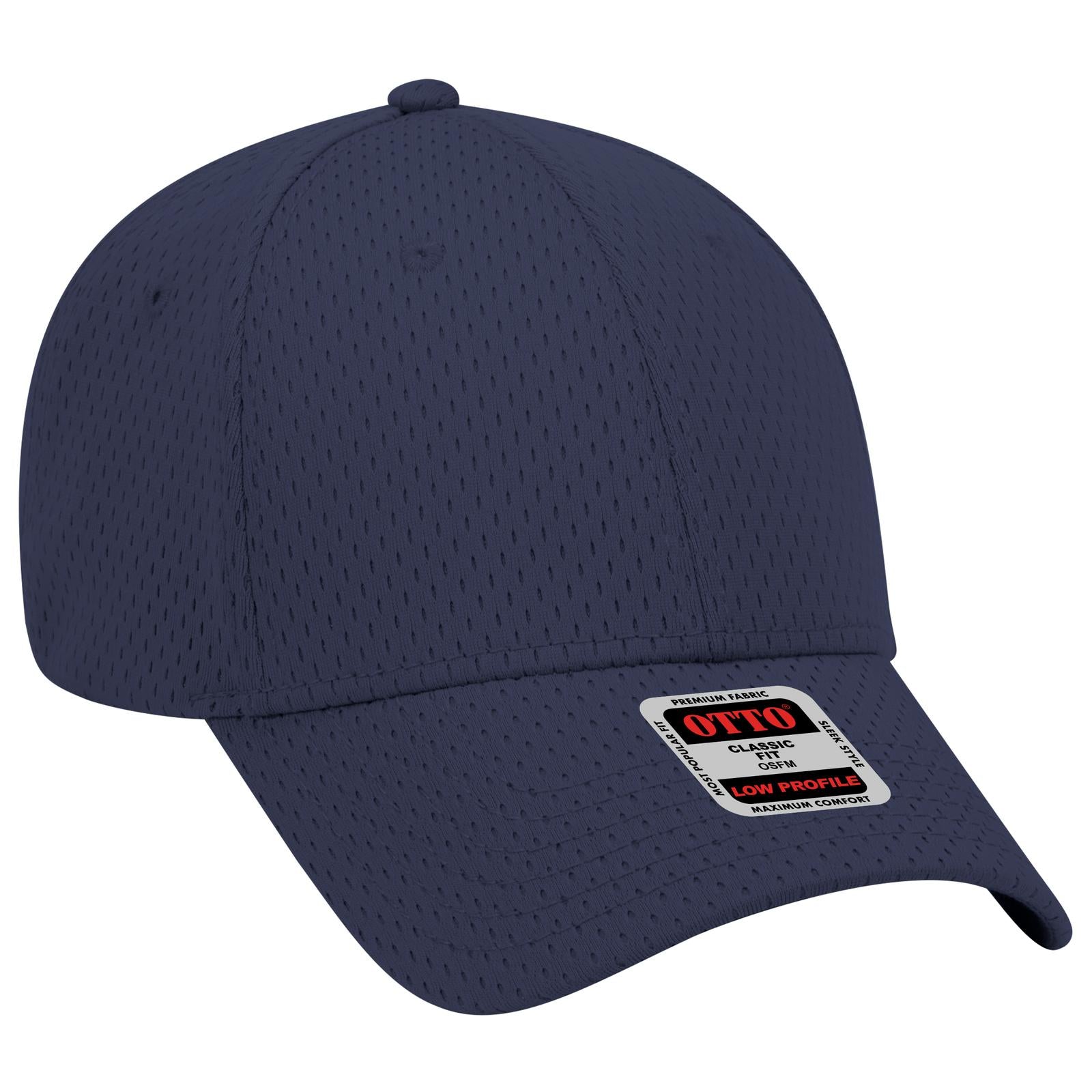 Custom Embroidered or DTF Printed - OTTO CAP® 6 Panel Low Profile Baseball Cap