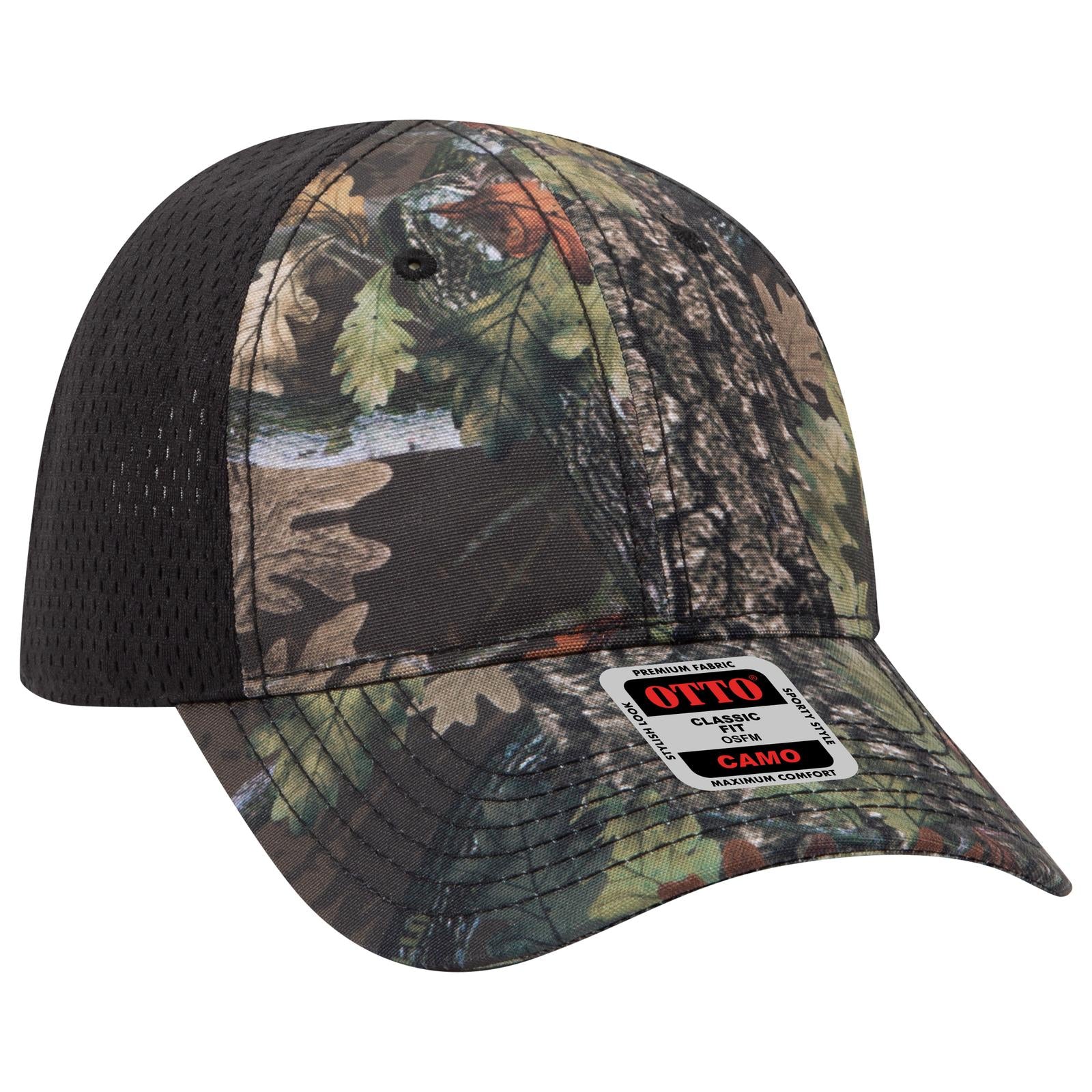 Custom Embroidered or DTF Printed - OTTO CAP® Camouflage 6 Panel Low Profile Baseball Cap
