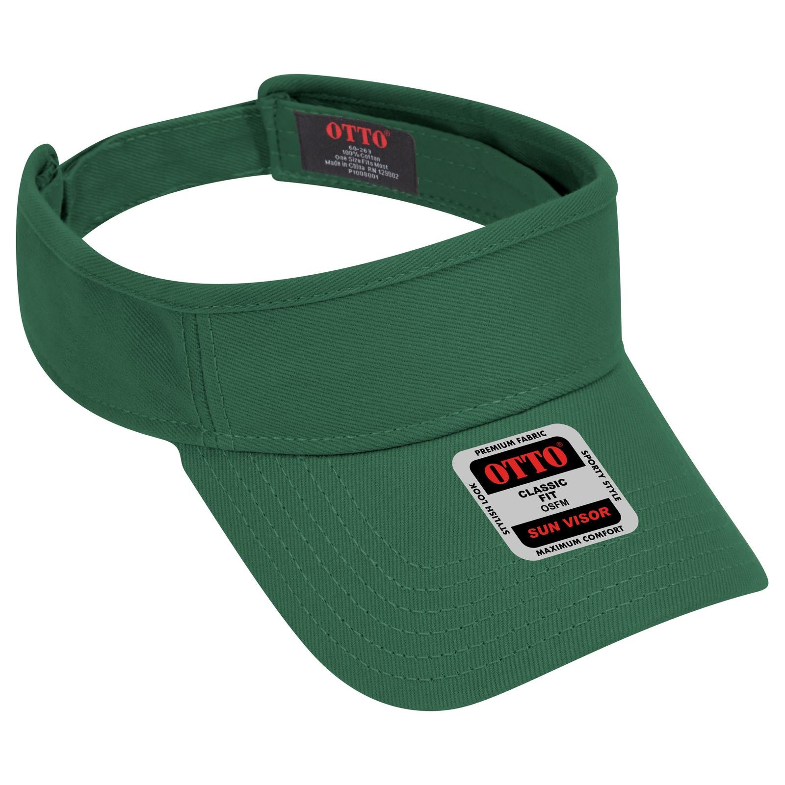 Custom Embroidered or DTF Printed - OTTO CAP® Sun Visor