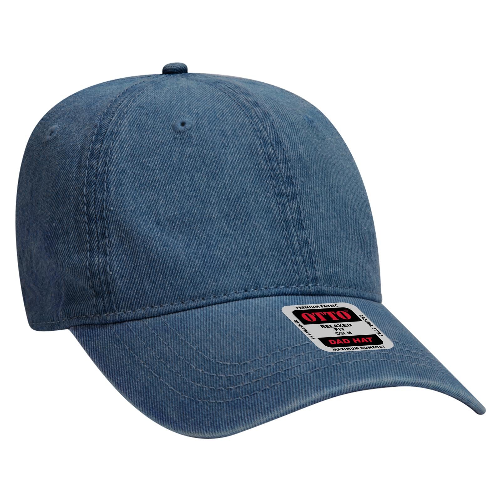 Custom Embroidered or DTF Printed - OTTO CAP® 6 Panel Low Profile Dad Hat