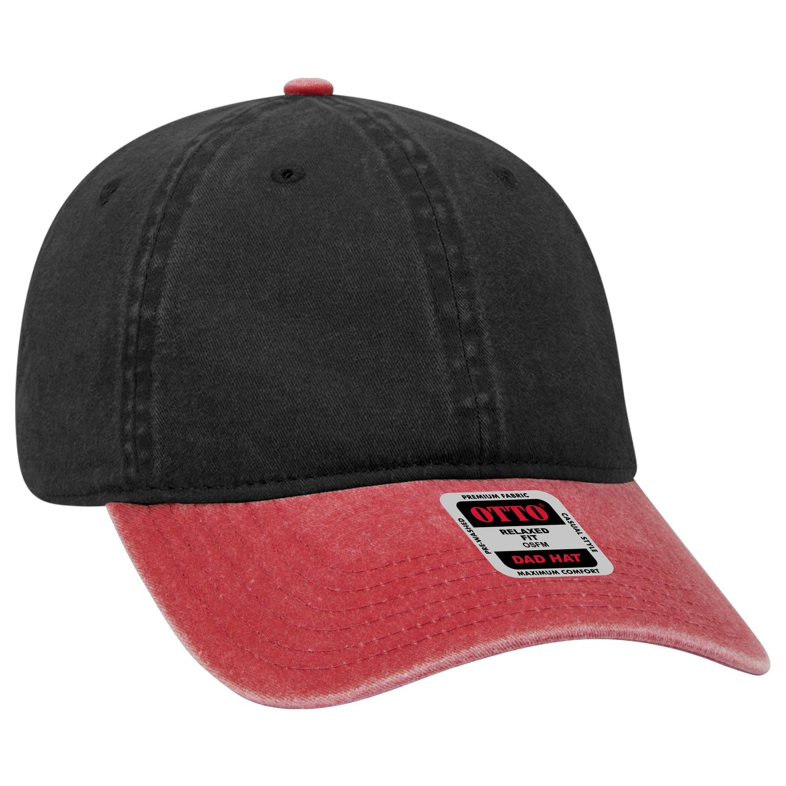 Custom Embroidered - OTTO CAP 6 Panel Low Profile Dad Hat