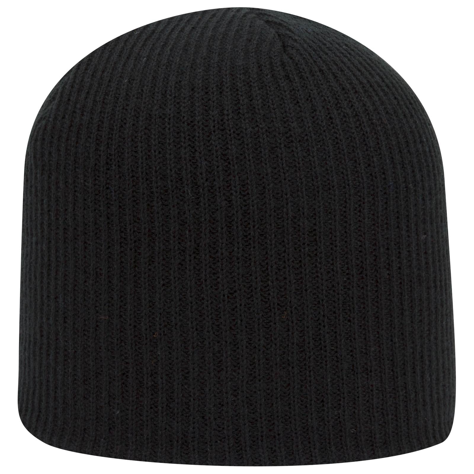 Custom Embroidered or DTF Printed - OTTO CAP® 9 1/2" Premium Rib Knit Beanie