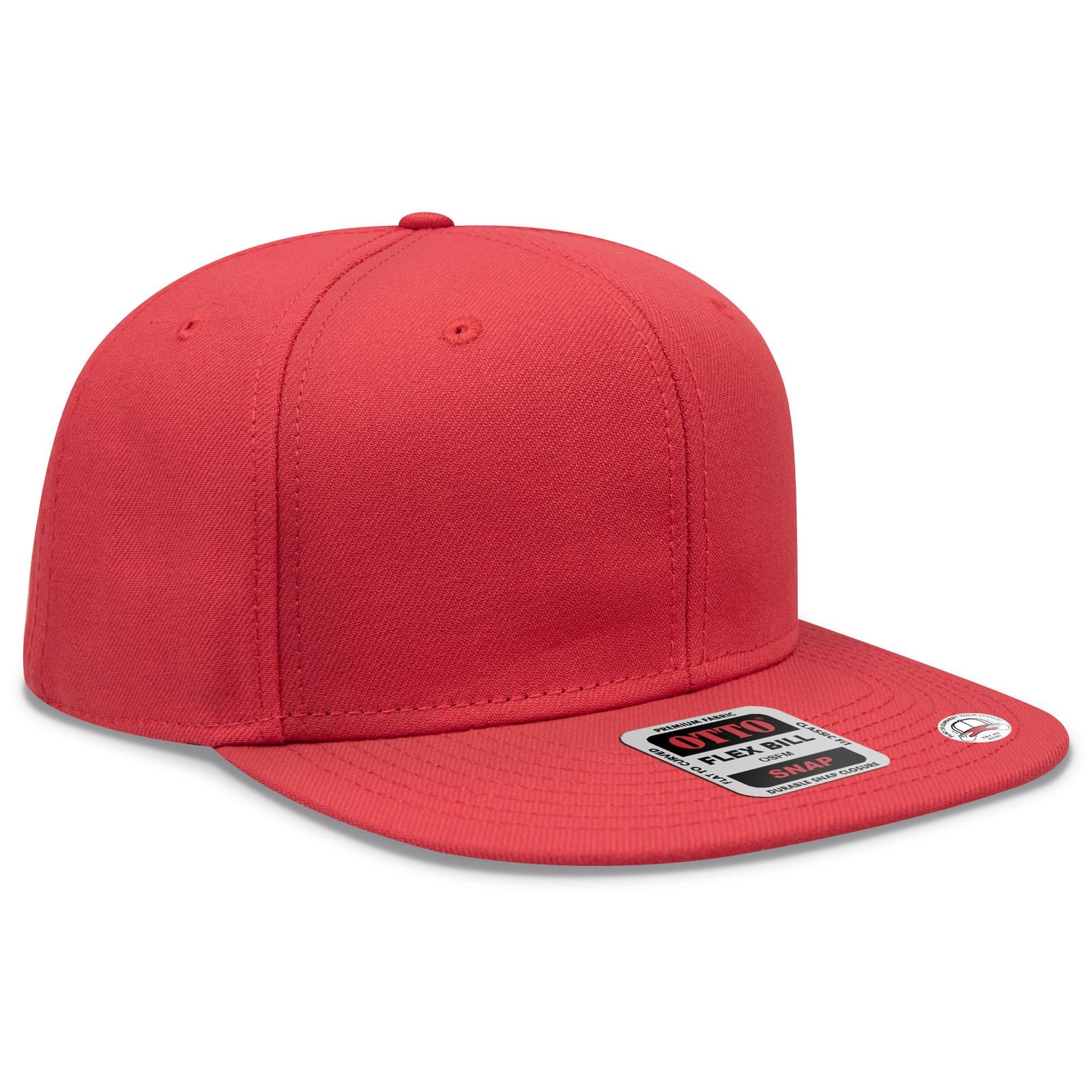Custom Embroidered or DTF Printed - OTTO CAP® OTTO SNAP 6 Panel Pro Style Snapback Hat