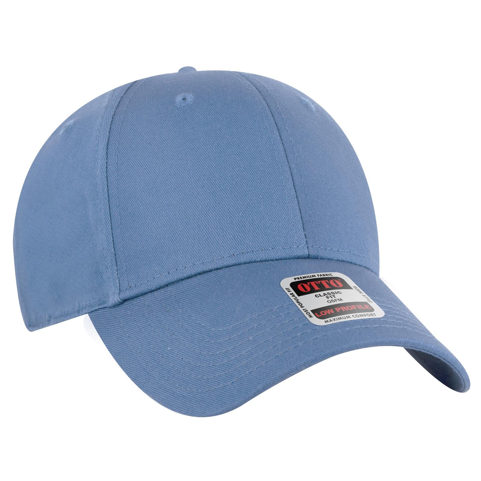 Custom Embroidered or DTF Printed - OTTO CAP® 6 Panel Low Profile Baseball Cap