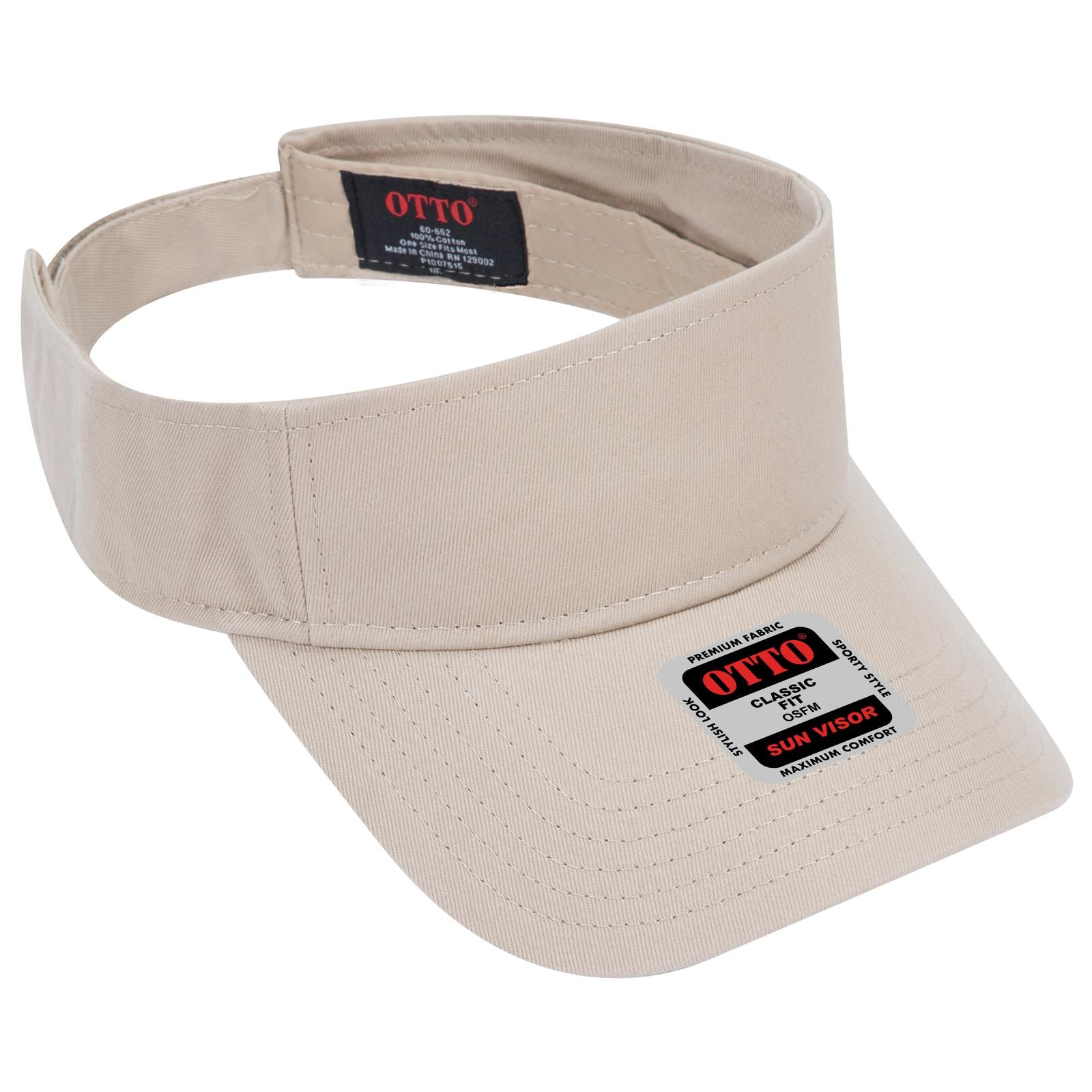 Custom Embroidered or DTF Printed - OTTO CAP® Sun Visor
