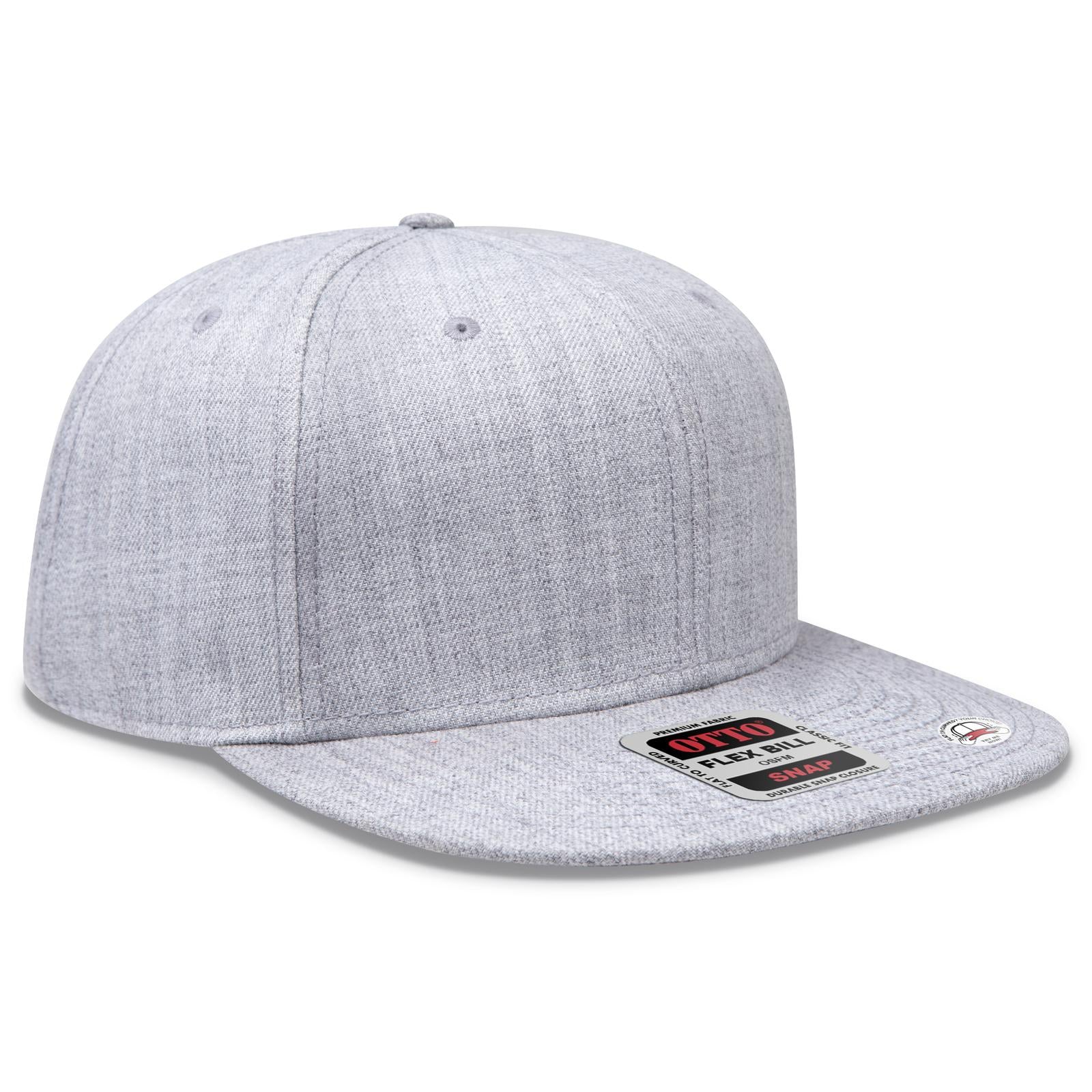 Custom Embroidered or DTF Printed - OTTO CAP® OTTO SNAP 6 Panel Pro Style Snapback Hat