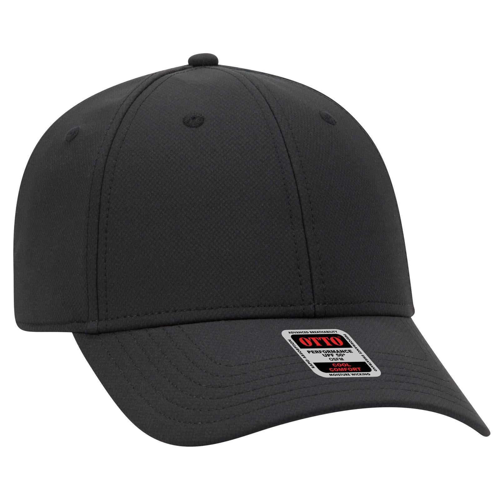 Custom Embroidered or DTF Printed - OTTO CAP® UPF 50+ 6 Panel Low Profile Baseball Cap