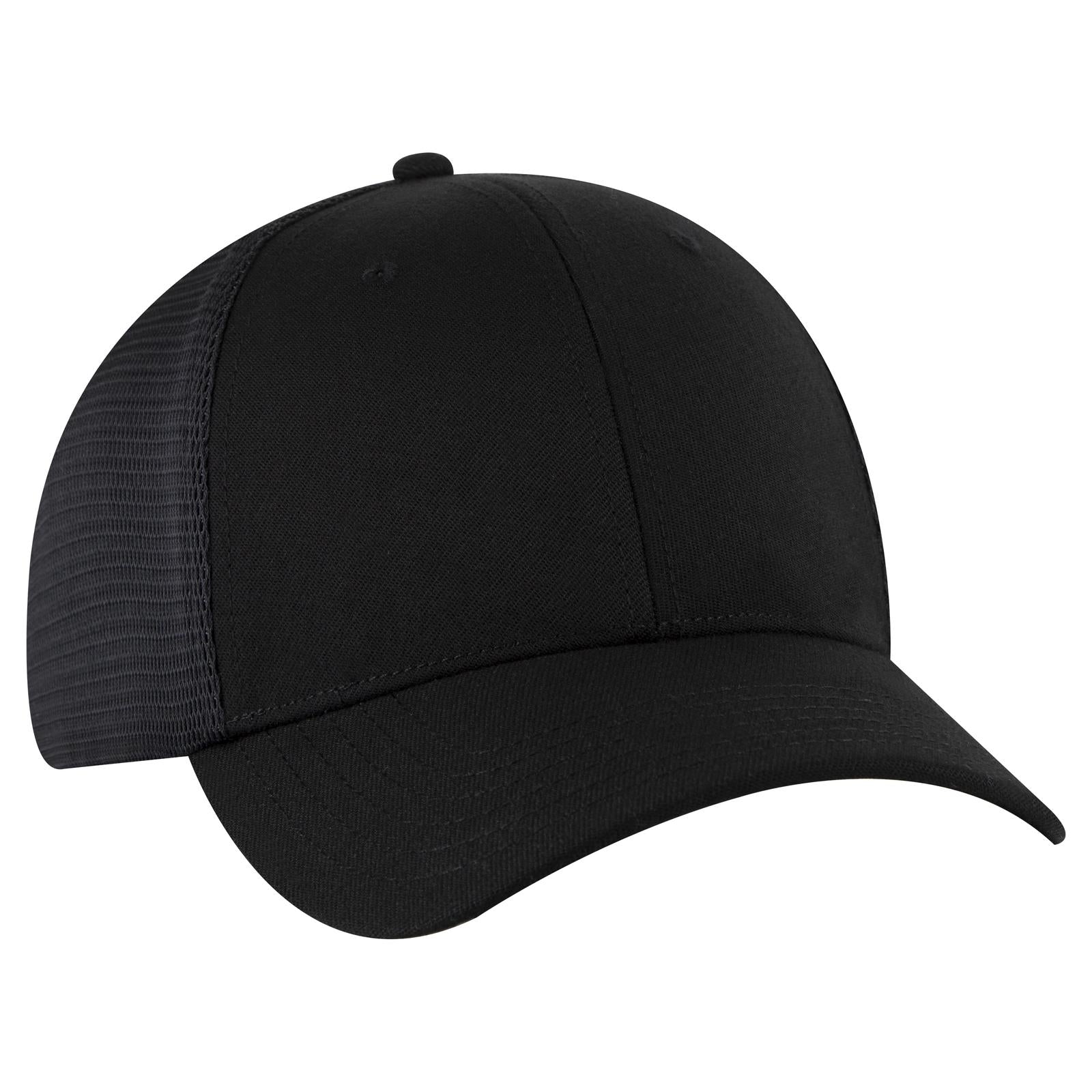 Custom Embroidered or DTF Printed - OTTO CAP® OTTO FLEX® Fitted 6 Panel Low Profile Mesh Back Trucker Hat