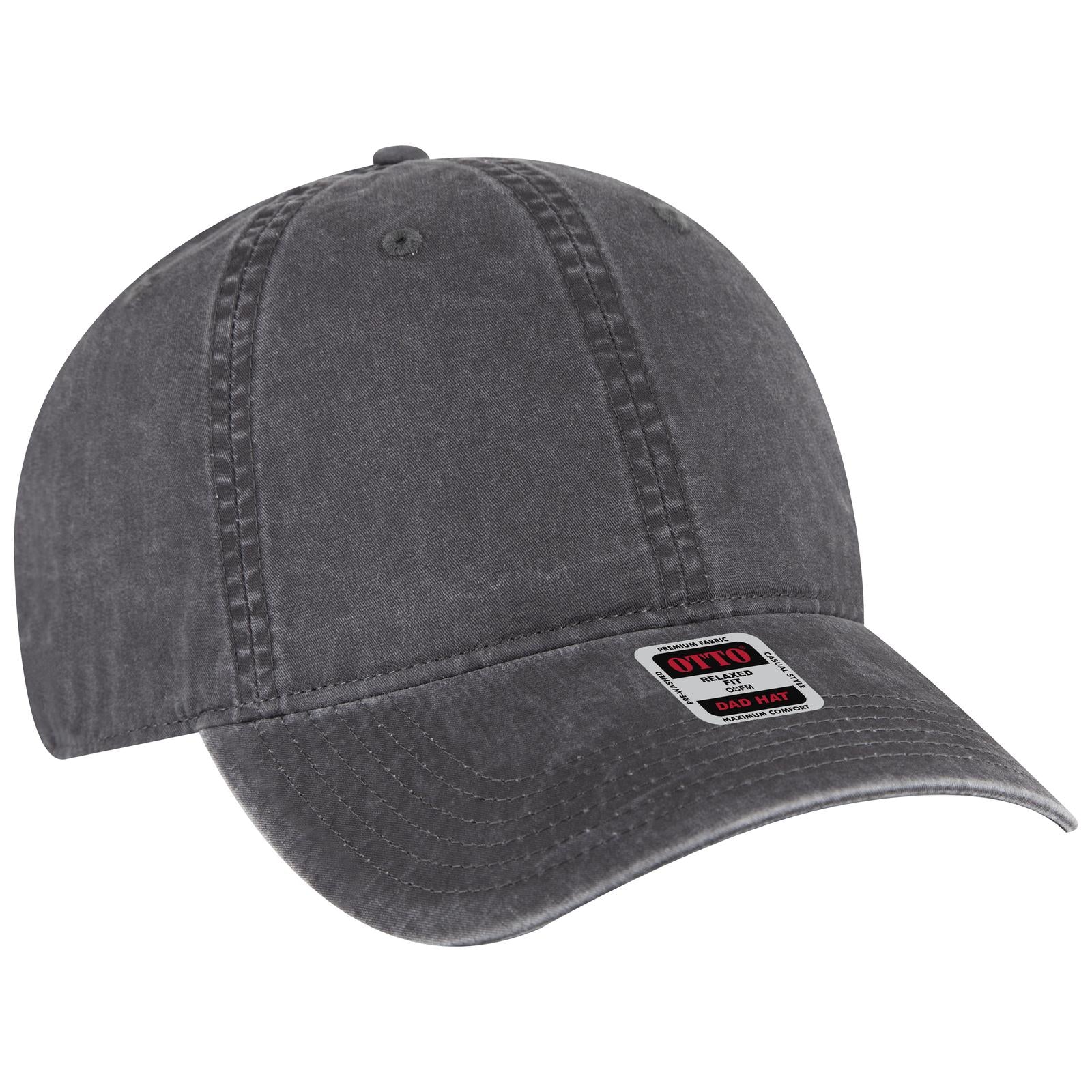 Custom Embroidered or DTF Printed - OTTO CAP® 6 Panel Low Profile Dad Hat