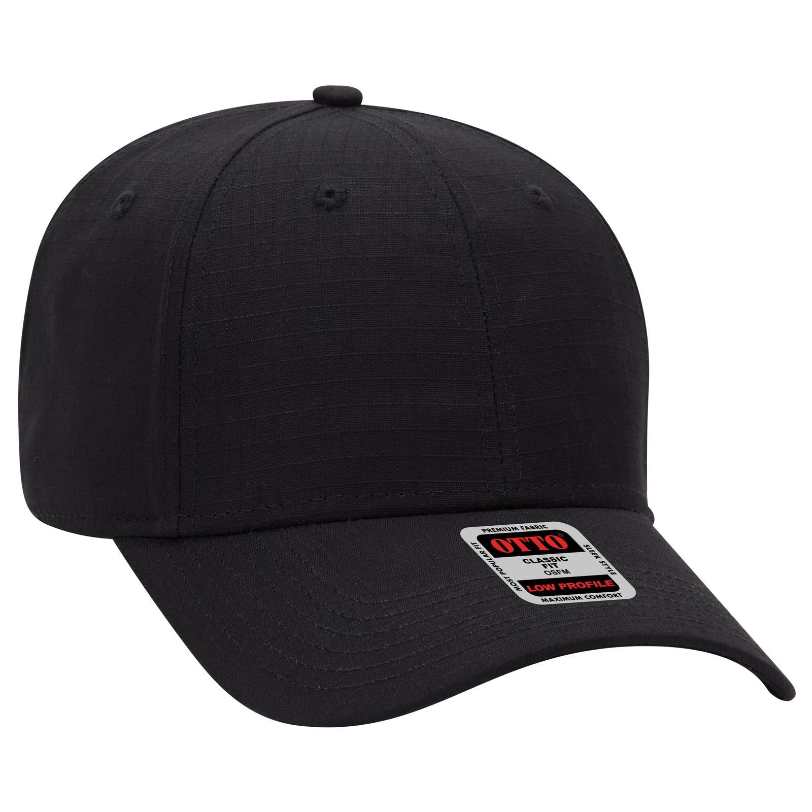 Custom Embroidered or DTF Printed - OTTO CAP® 6 Panel Low Profile Baseball Cap