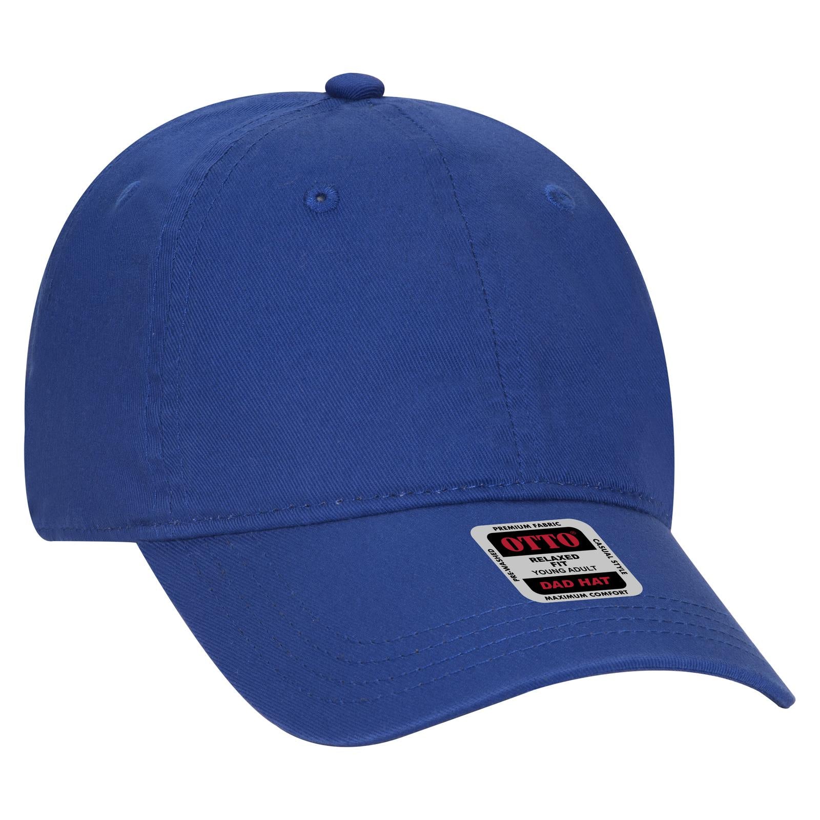 Custom Embroidered or DTF Printed - OTTO CAP® 6 Panel Low Profile Dad Hat