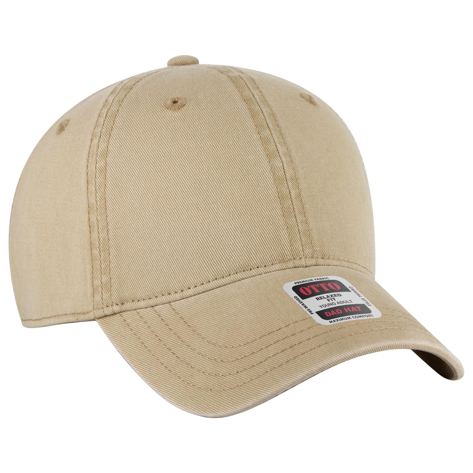 Custom Embroidered - OTTO CAP 6 Panel Low Profile Dad Hat