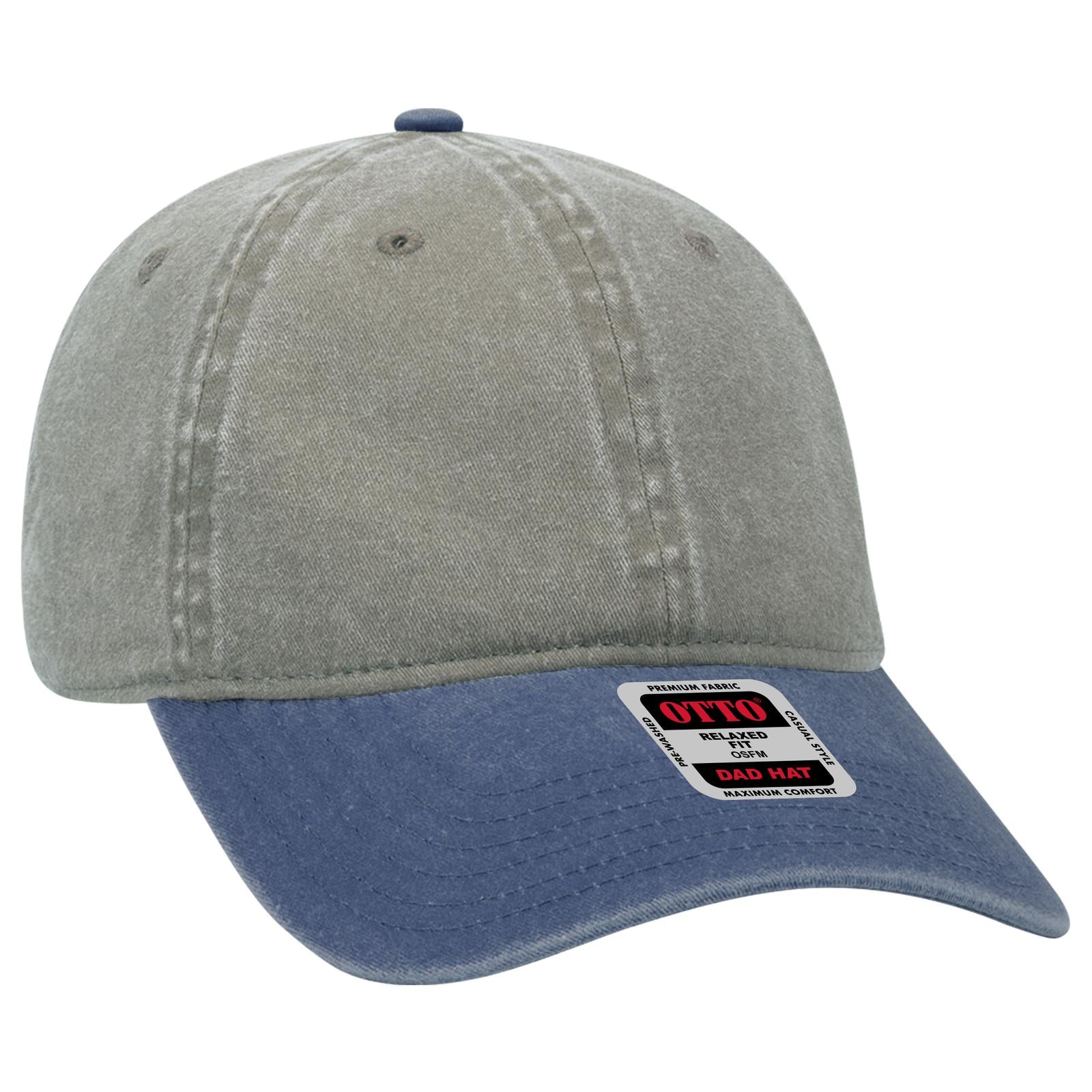 Custom Embroidered - OTTO CAP 6 Panel Low Profile Dad Hat