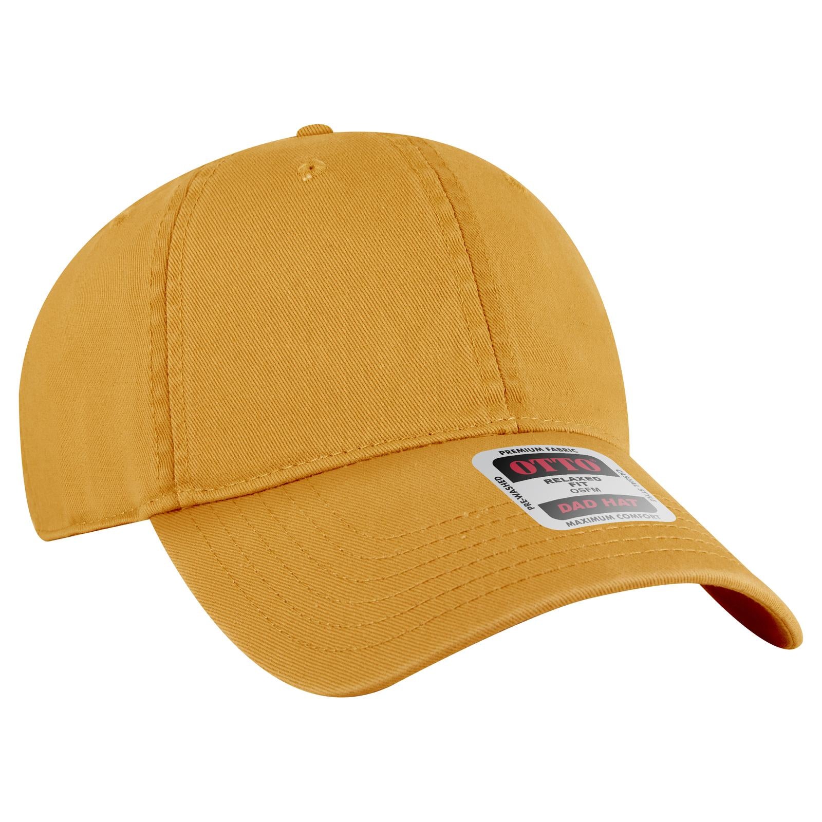 Custom Embroidered - OTTO CAP 6 Panel Low Profile Dad Hat