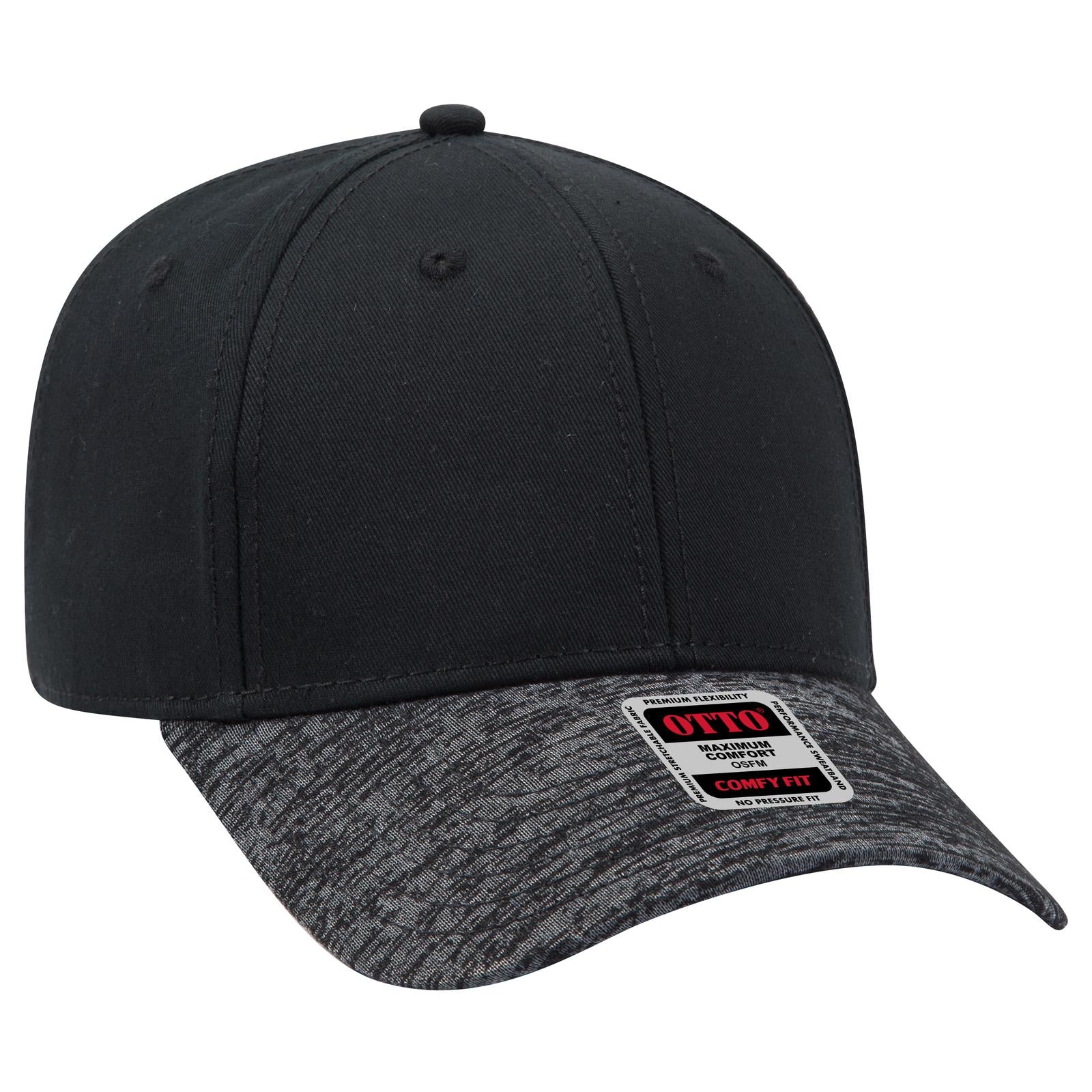 Custom Embroidered or DTF Printed - OTTO CAP® OTTO COMFY FIT® 6 Panel Low Profile Baseball Cap