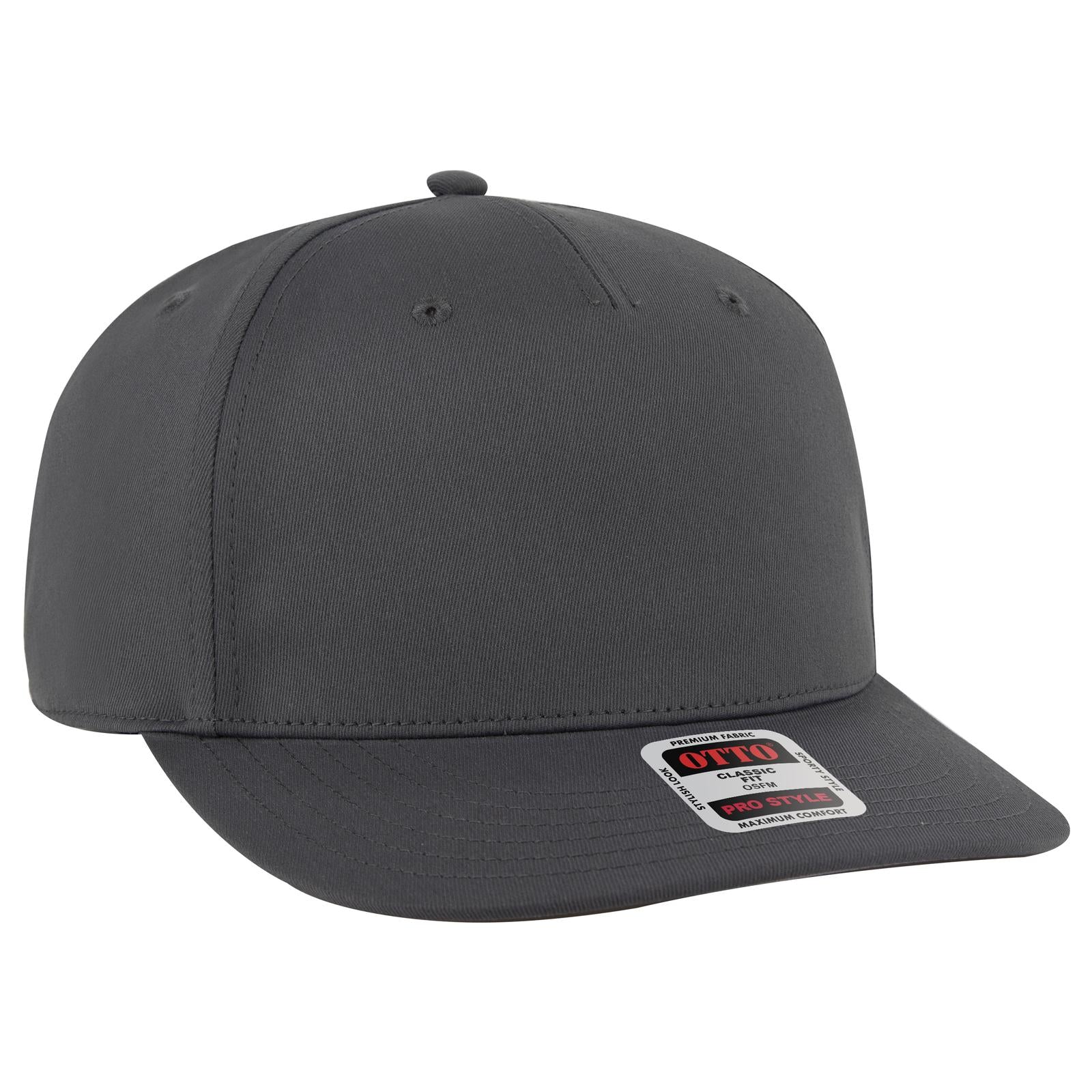Custom Embroidered or DTF Printed - OTTO CAP® 5 Panel Pro Style Baseball Cap