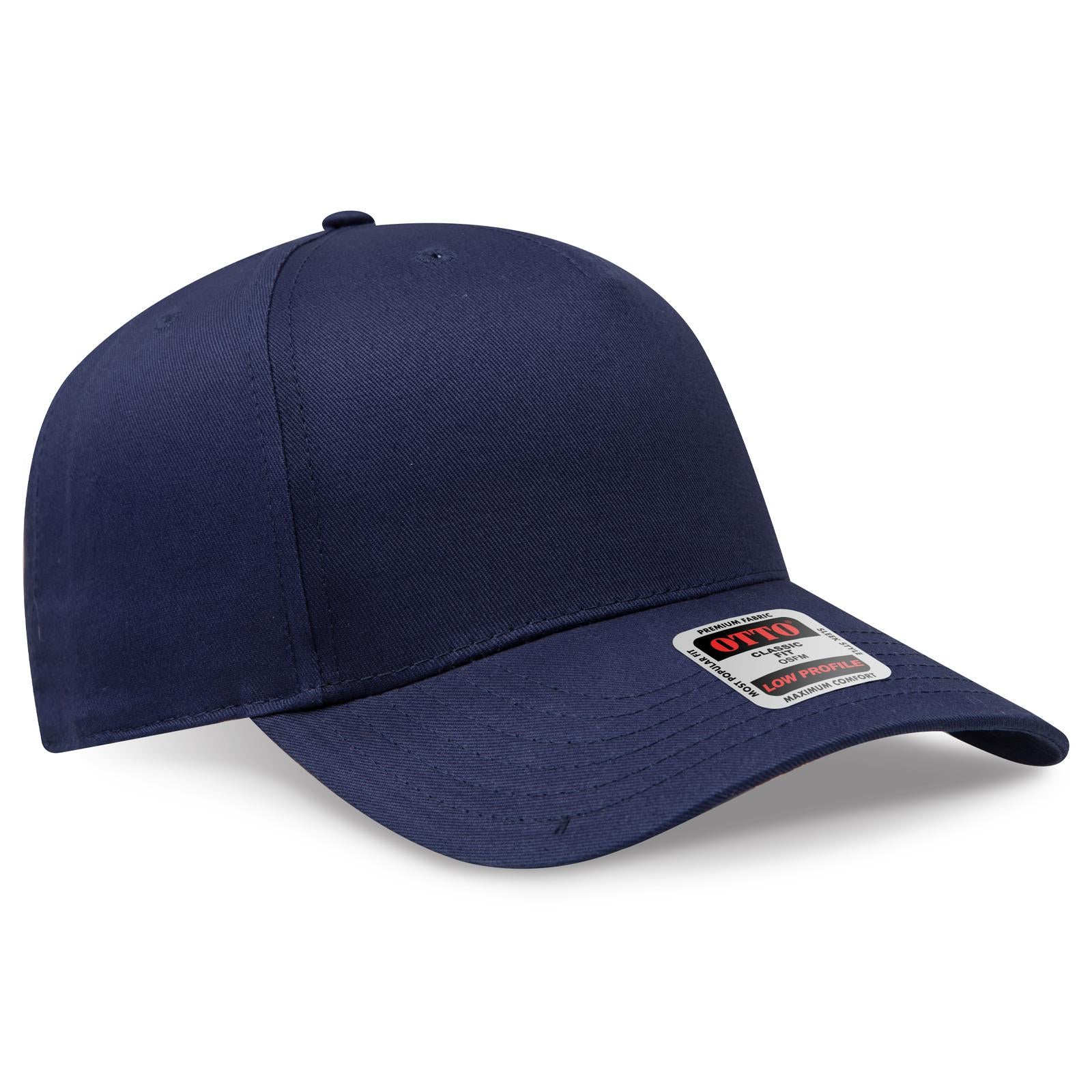 Custom Embroidered or DTF Printed - OTTO CAP® 5 Panel Low Profile Baseball Cap