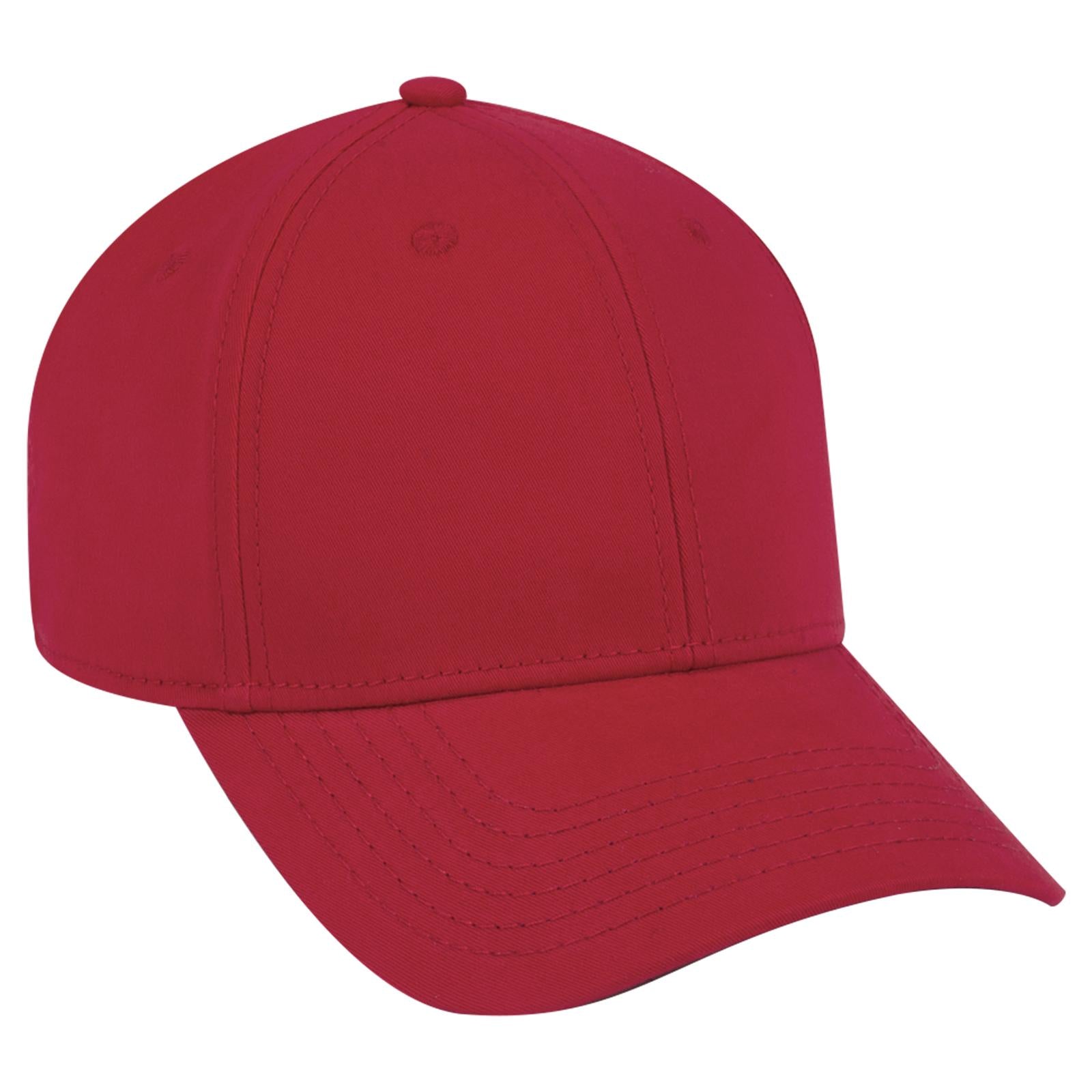 Custom Embroidered or DTF Printed - OTTO CAP® 6 Panel Low Profile Baseball Cap