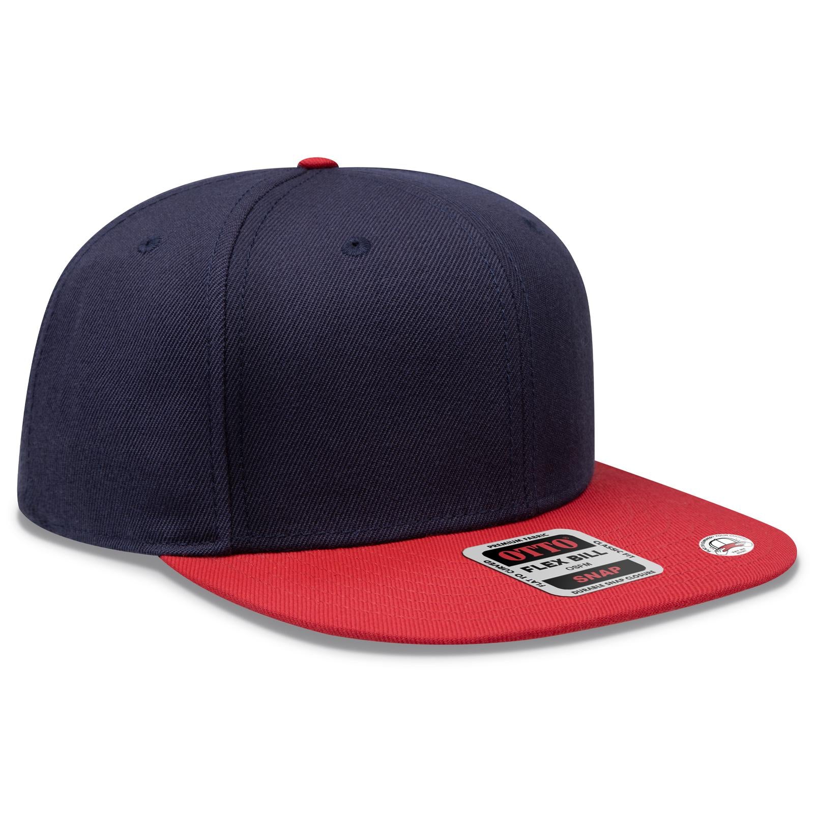Custom Embroidered or DTF Printed - OTTO CAP® OTTO SNAP 6 Panel Pro Style Snapback Hat