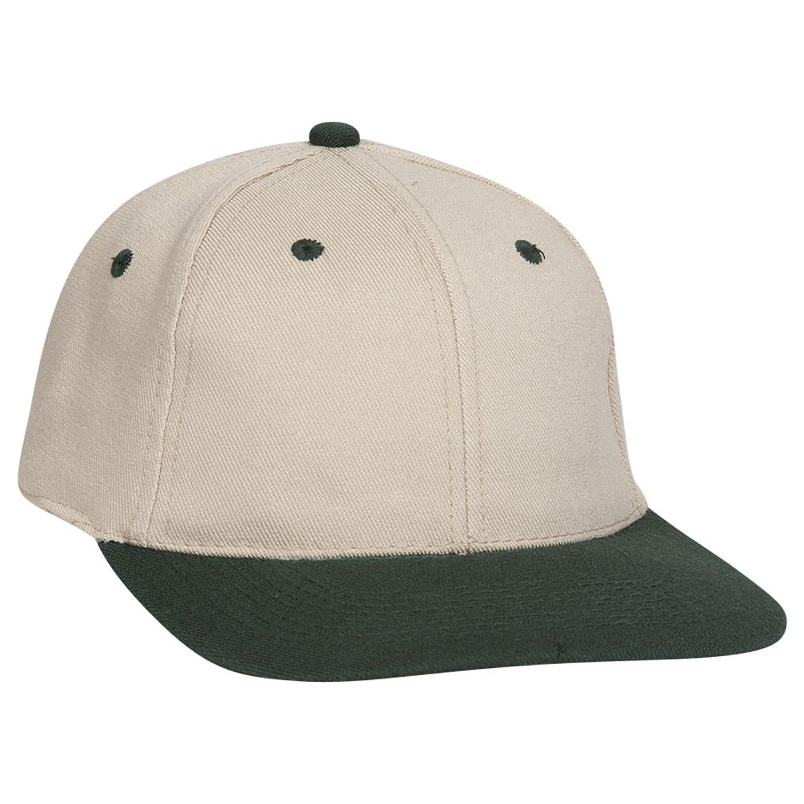 Custom Embroidered or DTF Printed - OTTO CAP® OTTO FLEX® Fitted 6 Panel Low Profile Baseball Cap