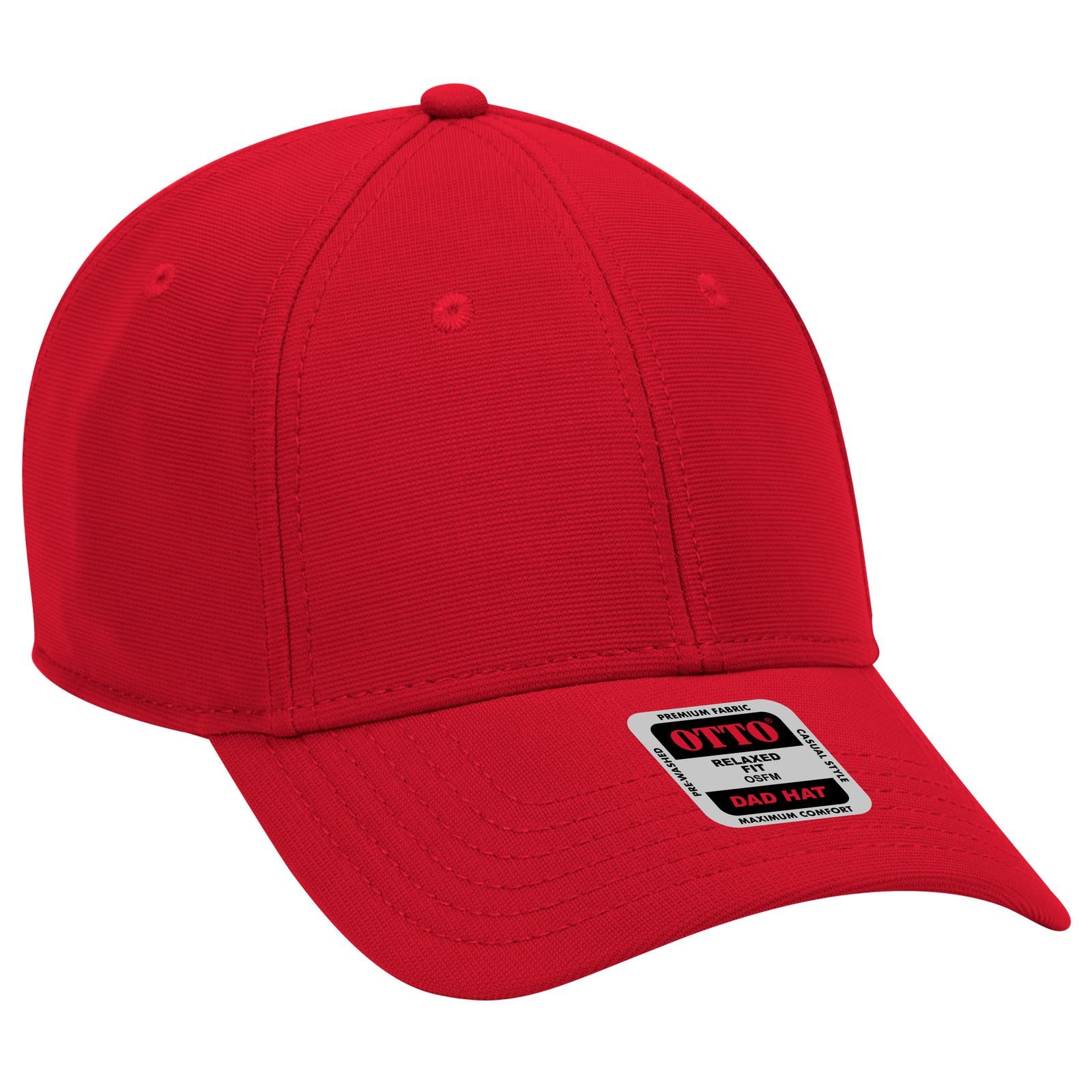 Custom Embroidered or DTF Printed - OTTO CAP® 6 Panel Low Profile Baseball Cap