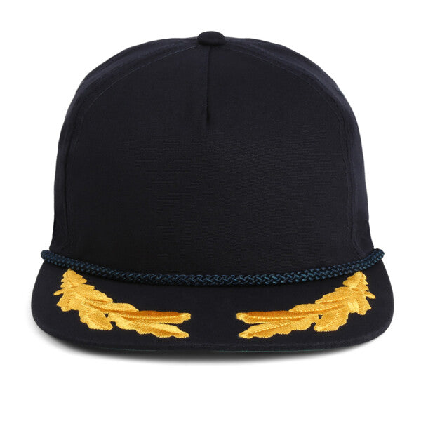 Custom Embroidery - Imperial - DNA005 THE SKIPPER ROPE CAP