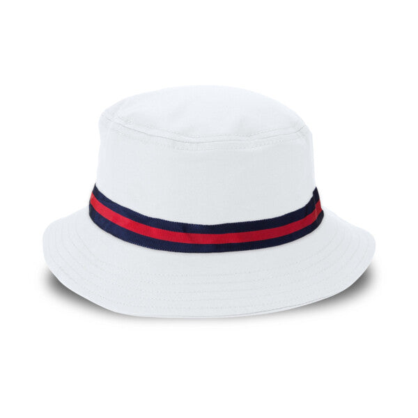 Custom Embroidery - Imperial - WHITE / 1371 THE OXFORD BUCKET