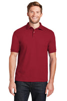 Hanes® EcoSmart® - 5.2-Ounce Jersey Knit Sport Shirt. 054X