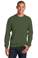 Custom Embroidery on Gildan® - Heavy Blend™ Crewneck Sweatshirt - Includes one 4in x 4in Embroidery