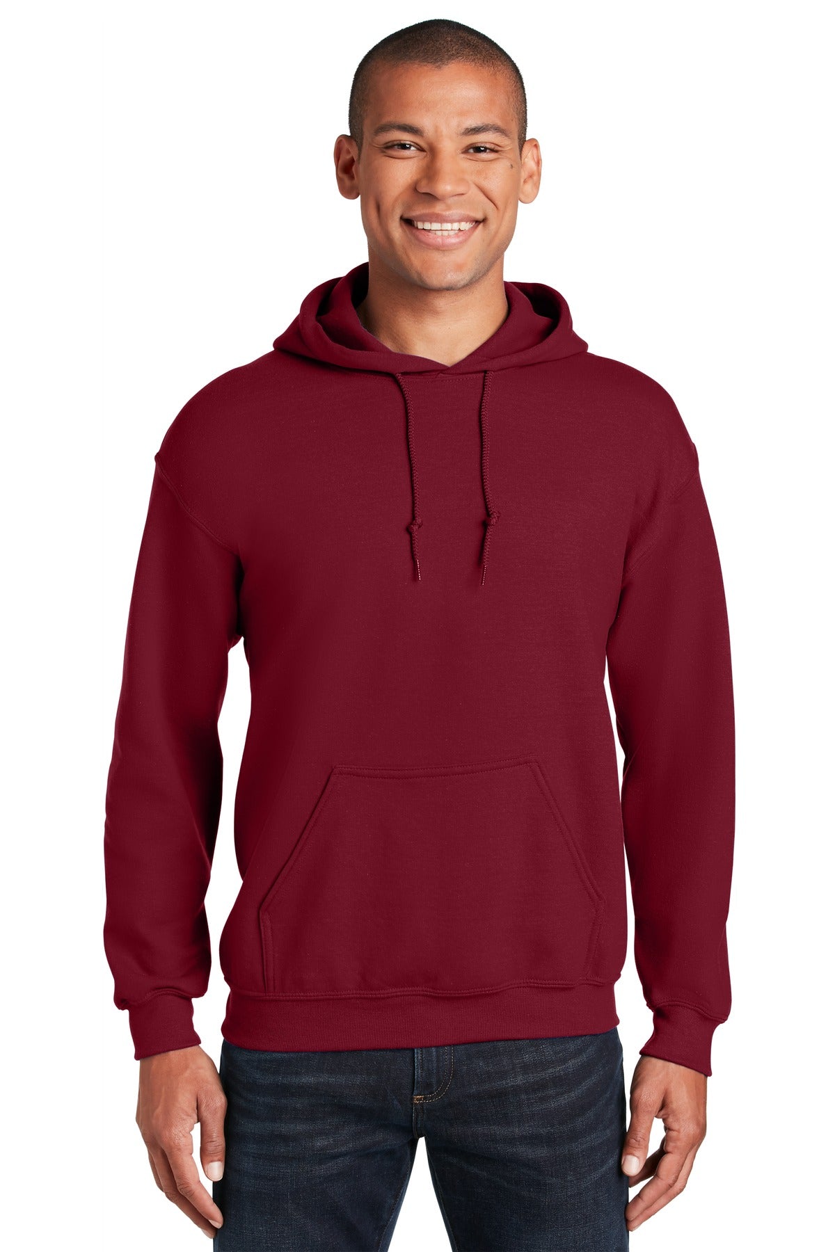 GILDAN 推定2010年代 パーカー XL 赤 BELLE TIRE Gildan Heavy Blend Cherry Red Hoodie G18500-CYR-SM