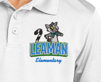Custom Embroidered Leaman Elementary - Sport-Tek Youth PosiCharge RacerMesh Polo