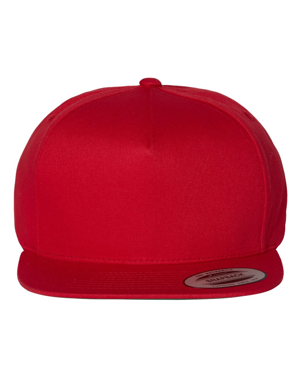 Custom Embroidery - YP Classics - Five-Panel Cotton Twill Snapback Cap - 6007