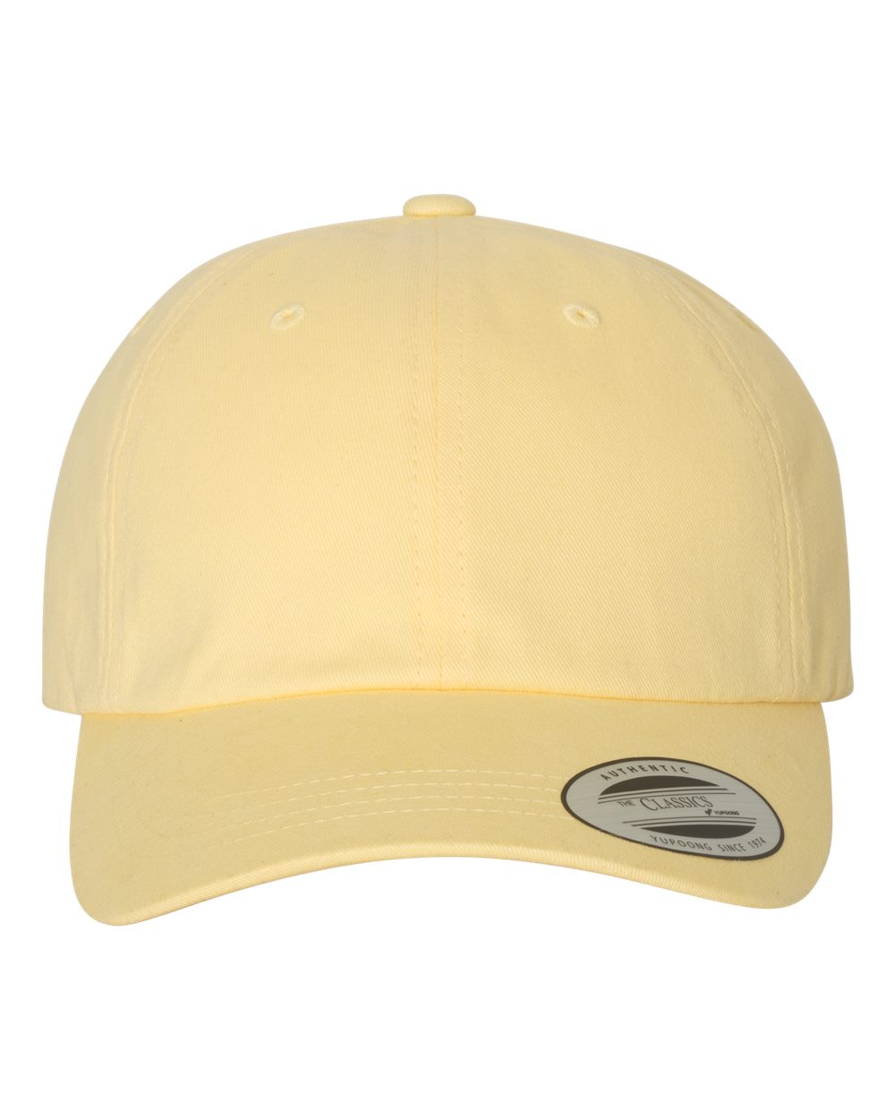 Custom Embroidery - YP Classics - Peached Cotton Twill Dad Hat - 6245PT