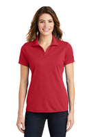 Custom Embroider Ladies Performance Polo Shirt - Moisture Wicking - PosiCharge RacerMesh Polo. Extended Colors. LST640-1