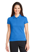 Custom Embroidered -Nike Ladies Dri-FIT Solid Icon Pique Modern Fit Polo.  746100