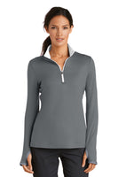 Custom Embroidered -Nike Ladies Dri-FIT Stretch 1/2-Zip Cover-Up. 779796
